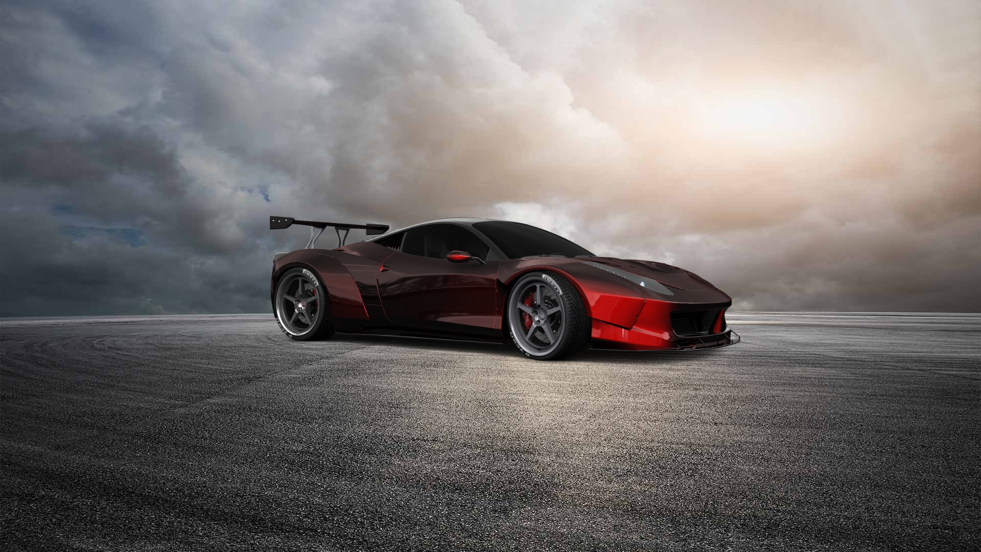 Ferrari 458 Italia 2 door spider 2010 tuning