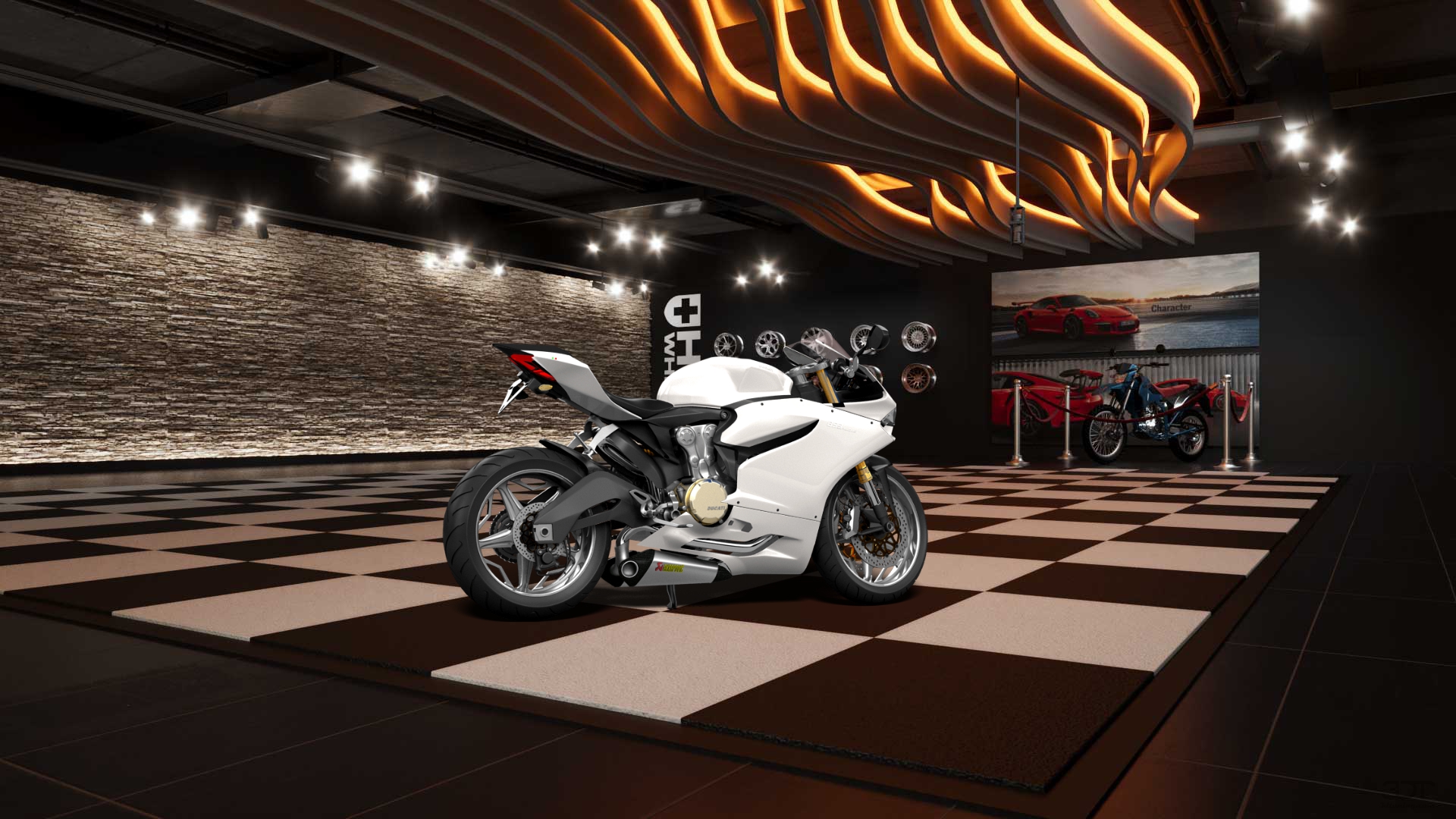 Ducati 899 Panigale Sport Bike 2015 tuning