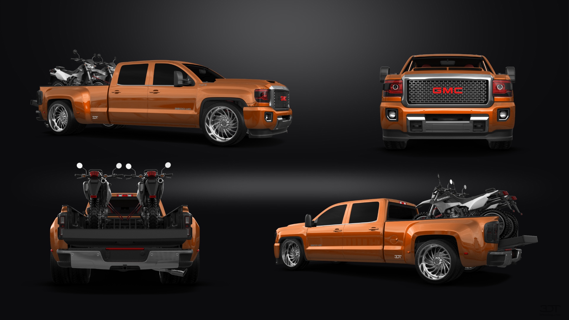 GMC Sierra 3500 HD Crew Cab 4 Door pickup truck 2015