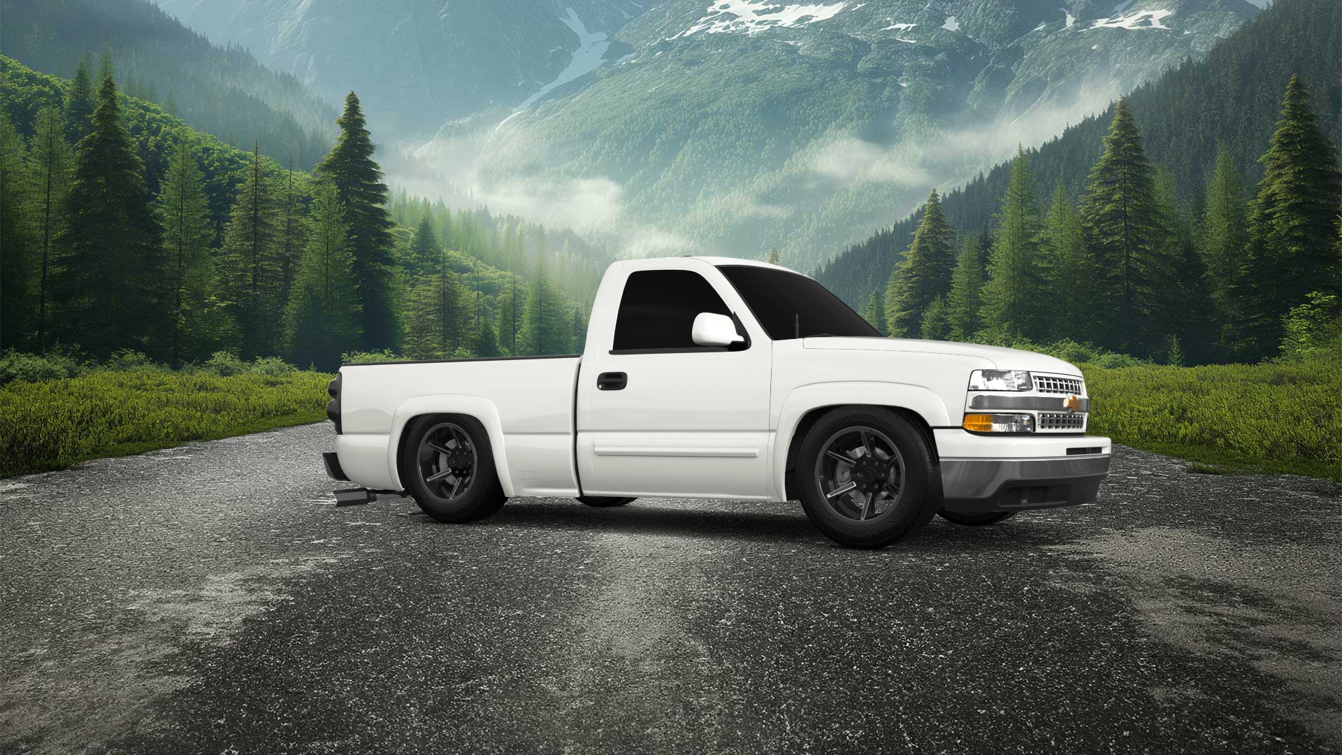 Chevrolet Silverado 1500 6.5 ft box 2 Door pickup truck 1999 tuning