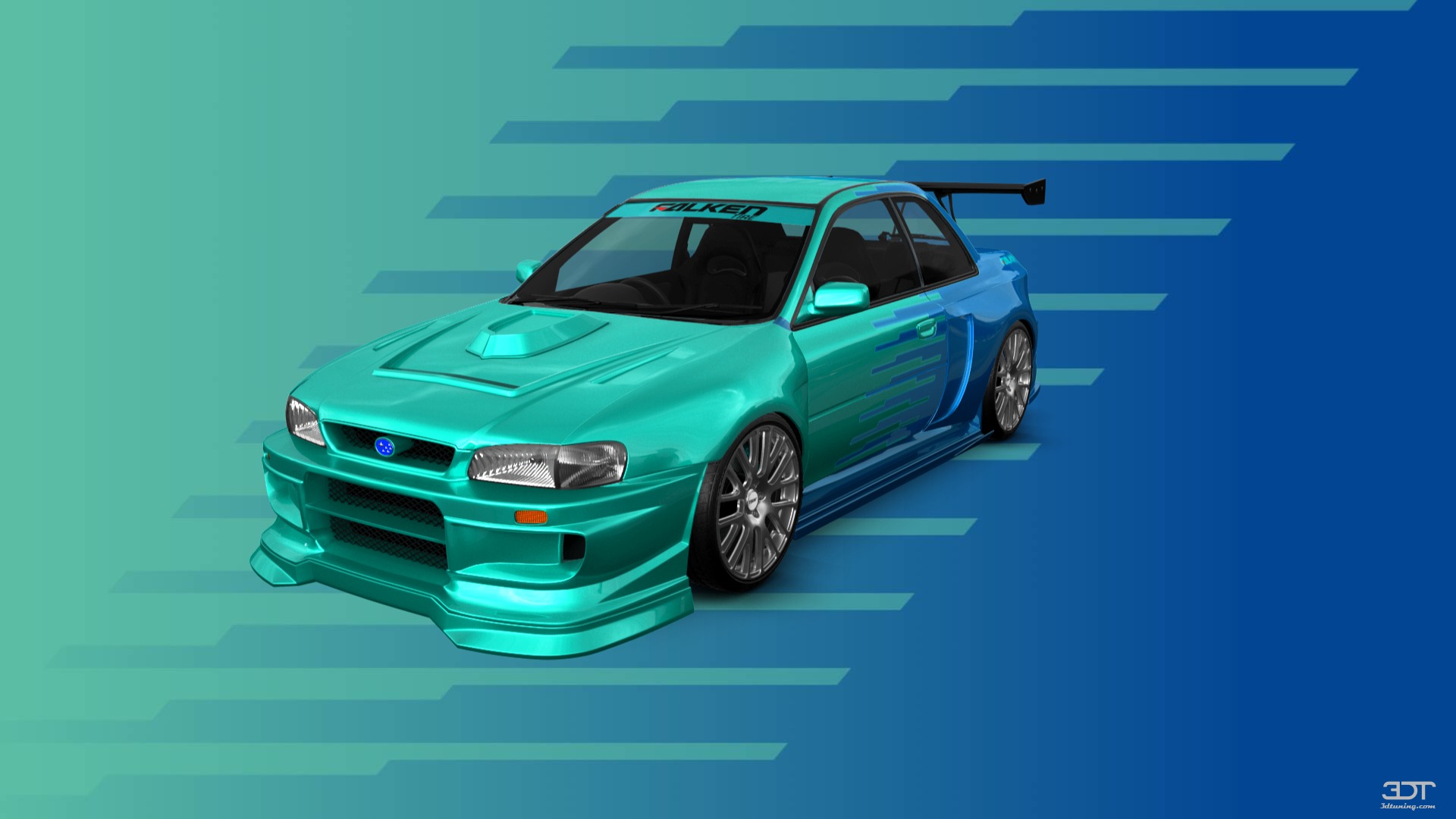 Subaru Impreza WRX STI 22B 2 Door Coupe 2000 tuning