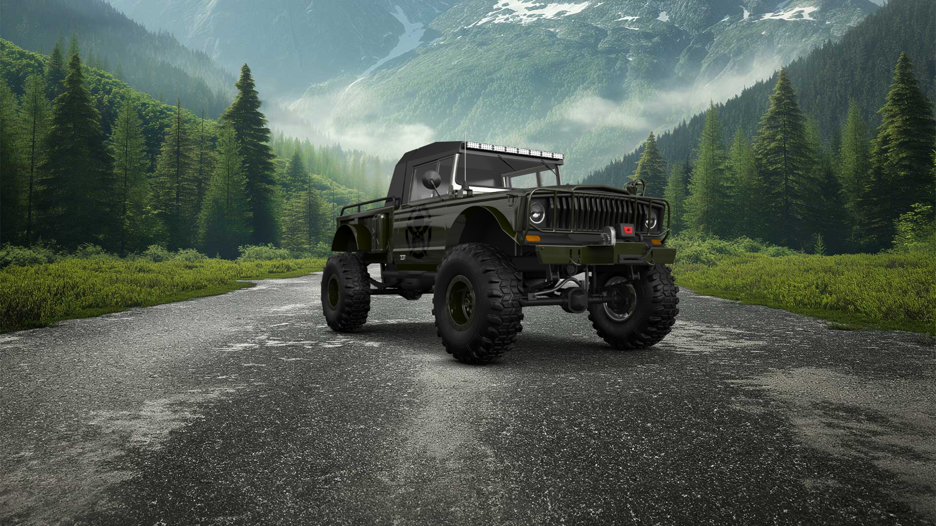 Jeep Kaiser M715 2 Door pickup truck 1968