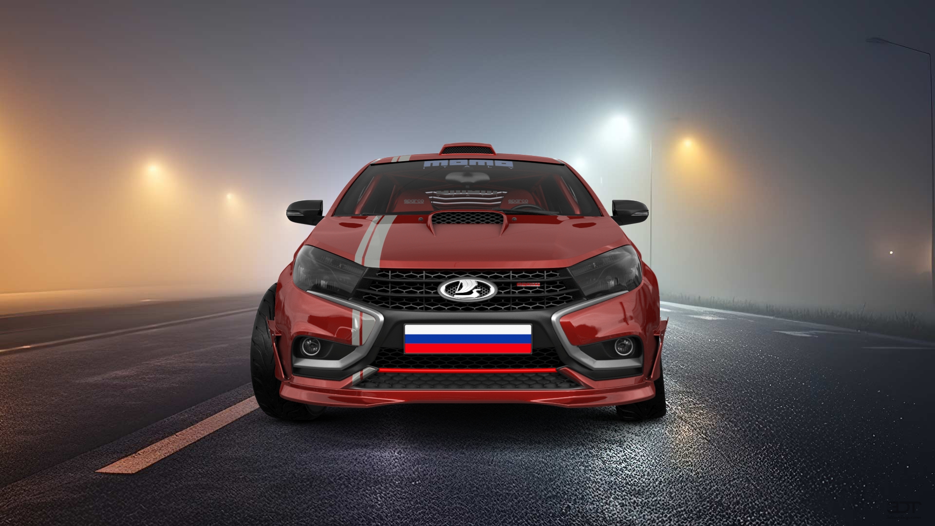 Lada Vesta 4 Door Saloon 2016 tuning