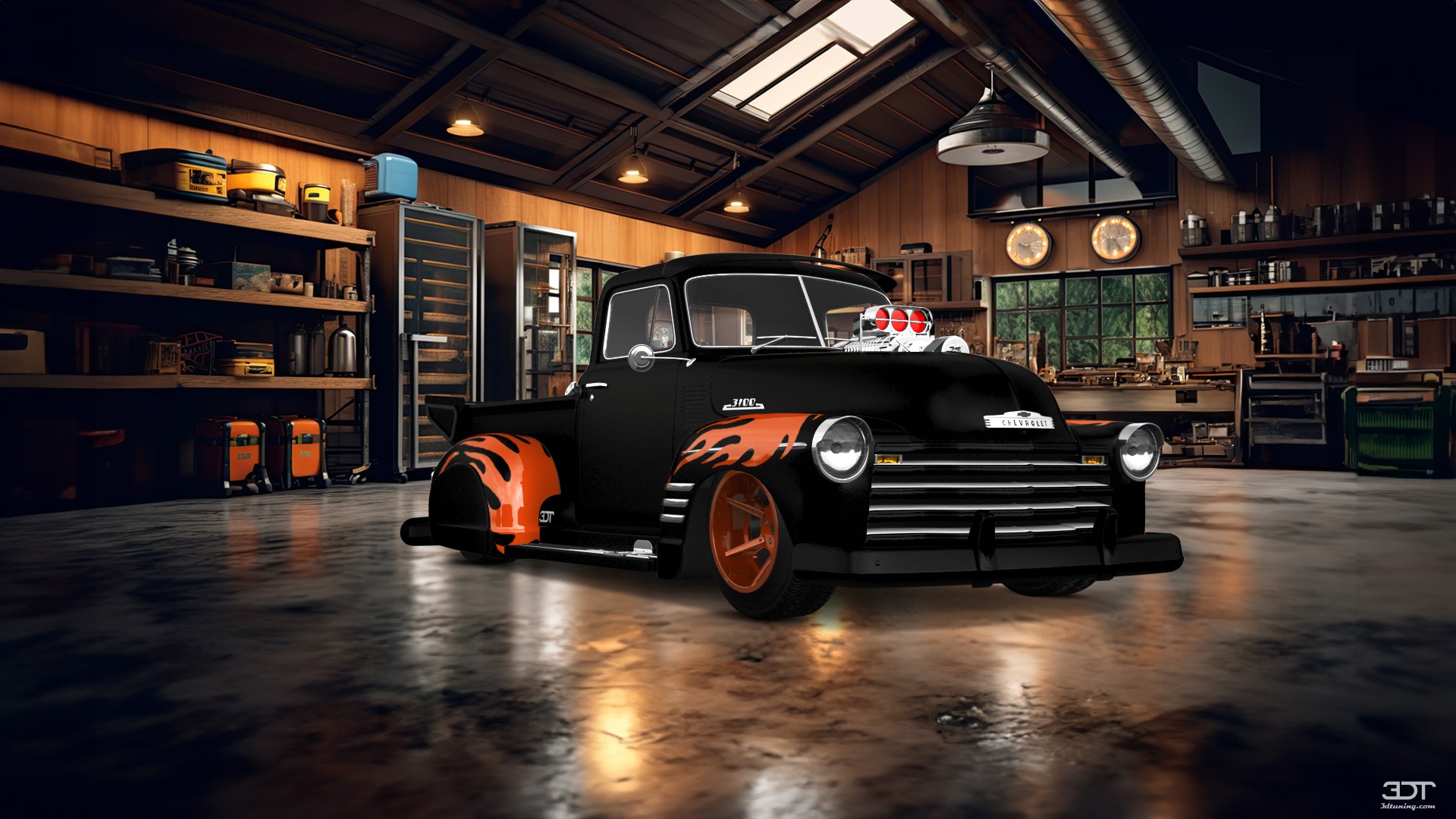 Tuning Chevrolet 3100 2 Door pickup truck 1950