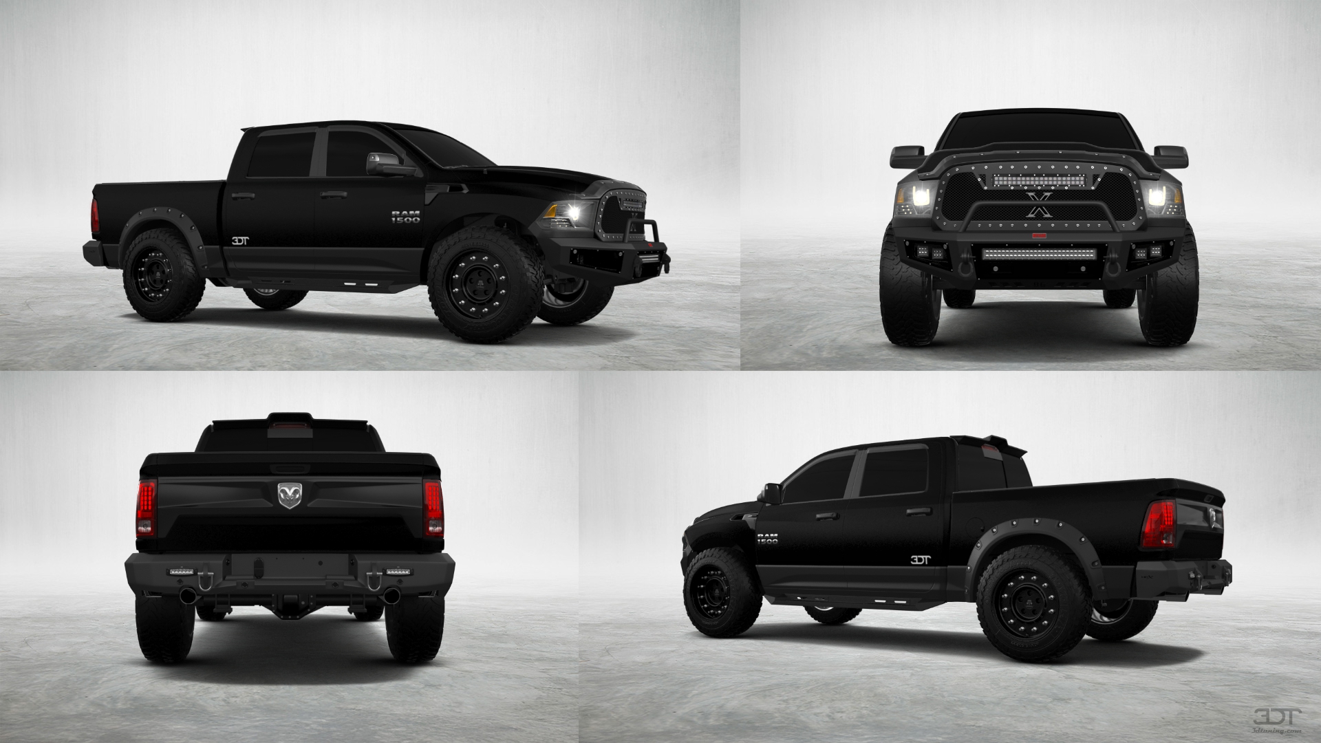 Dodge Ram 1500 5.7' box 4 Door pickup truck 2010 tuning