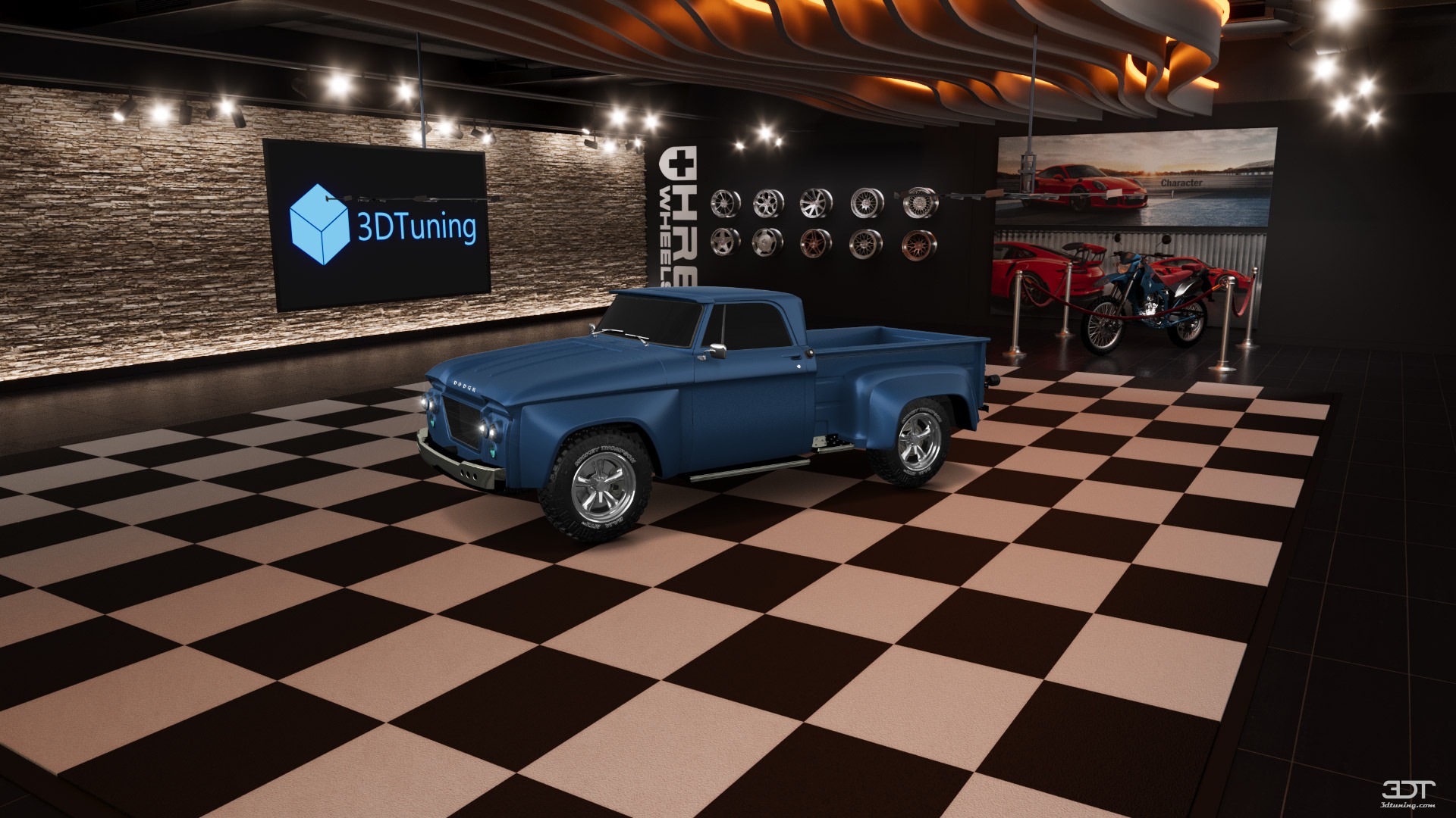 Dodge D-100 Stepside 2 Door pickup truck 1961