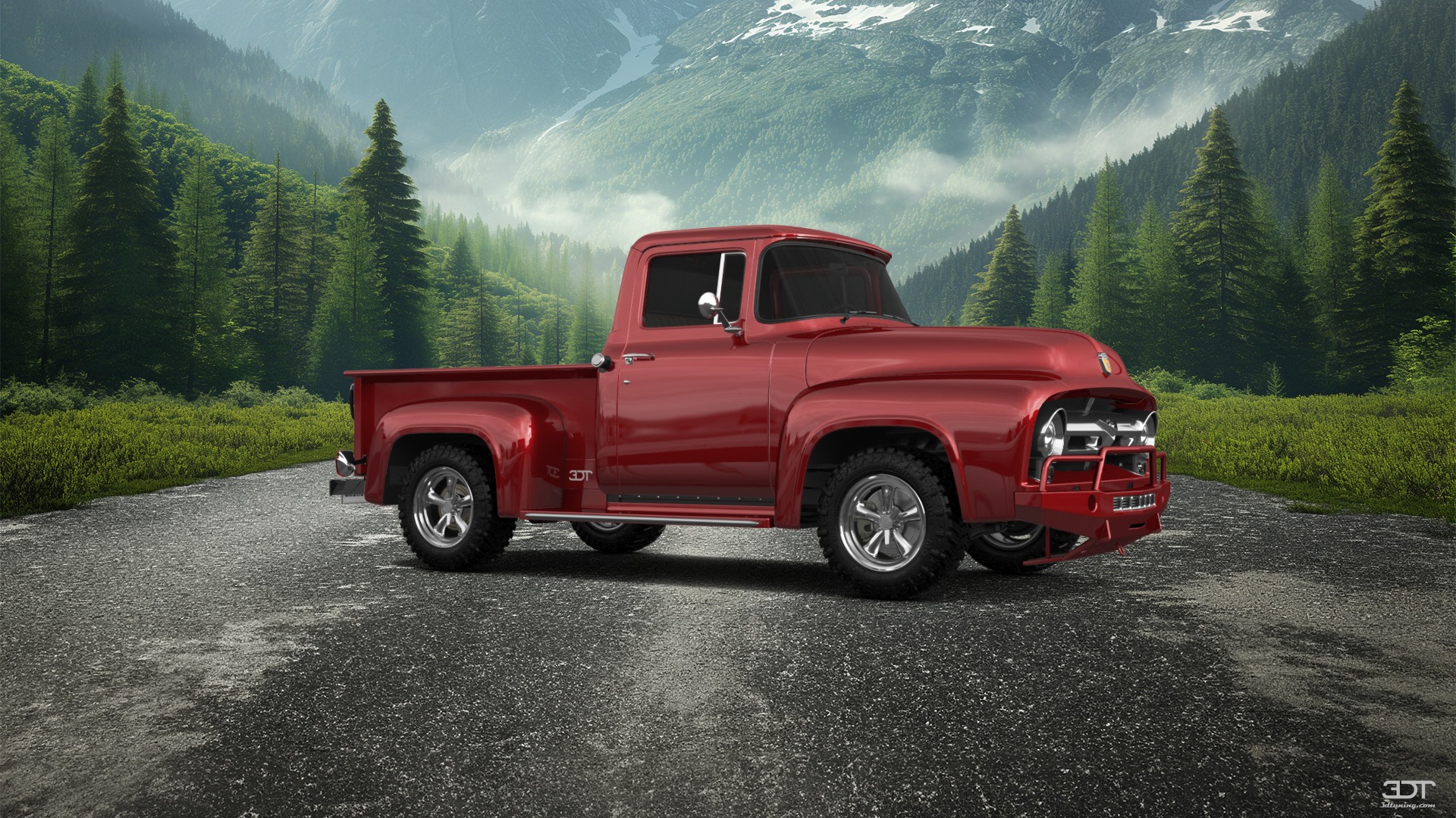 Ford F-100 2 Door truck 1956 tuning