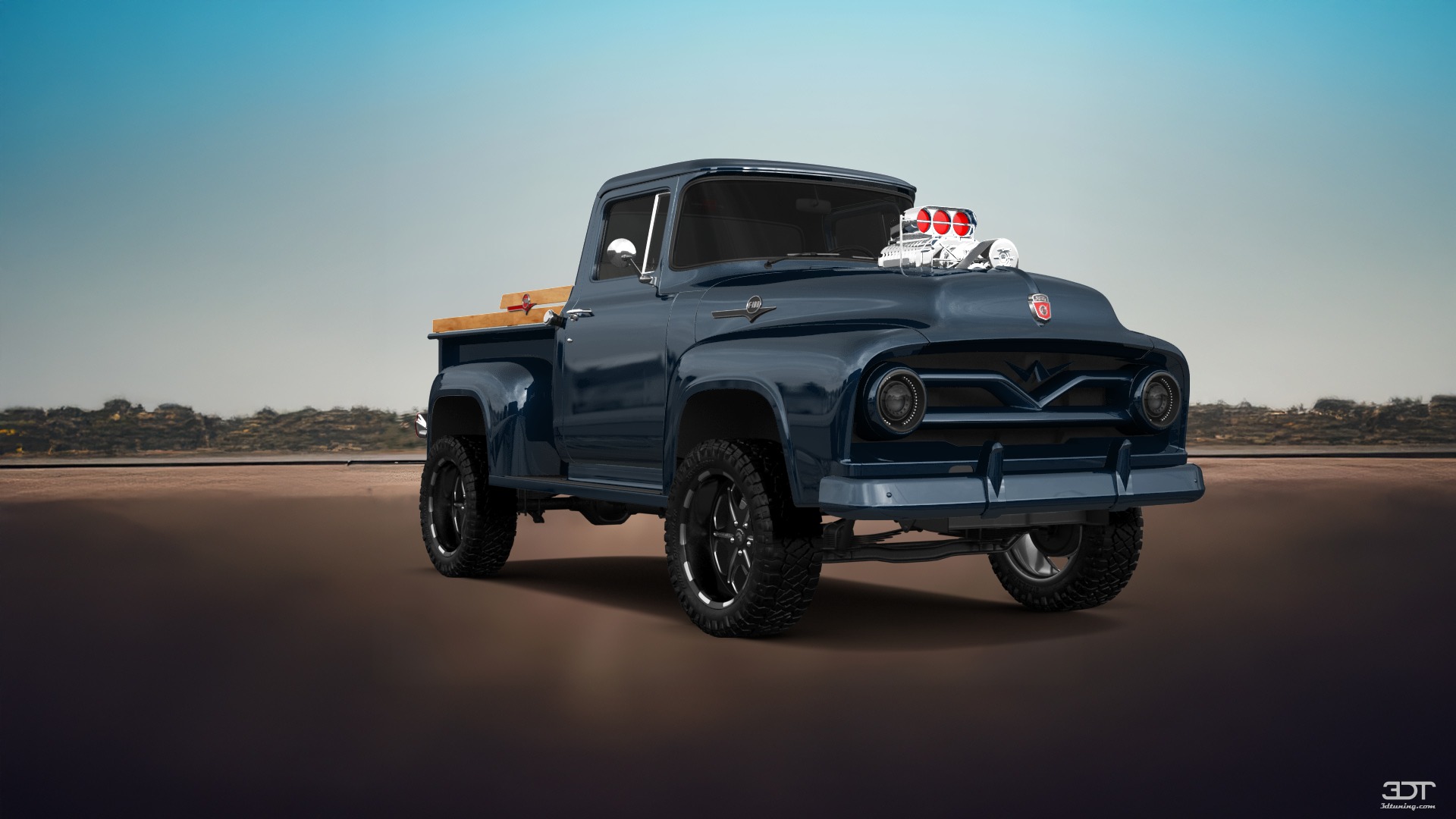 Ford F-100 2 Door truck 1956 tuning