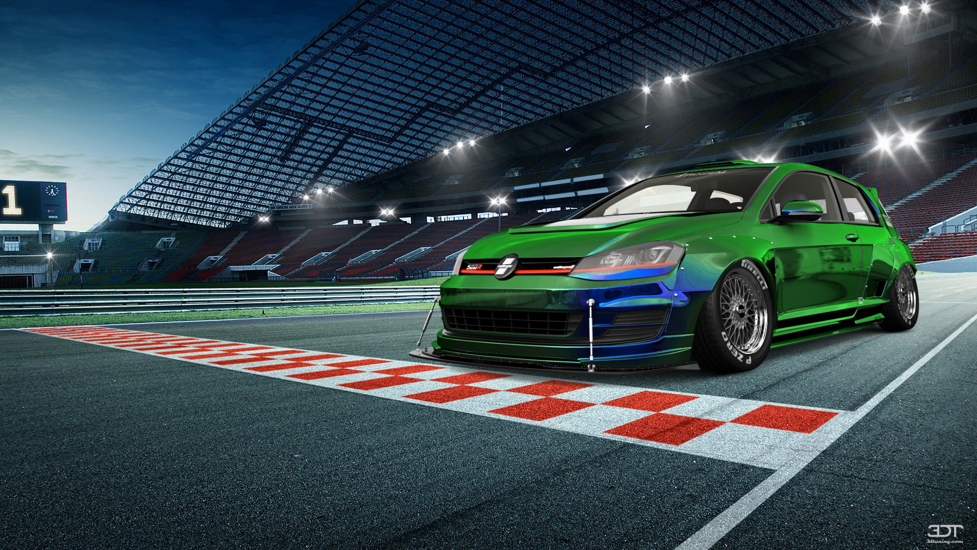 Volkswagen Golf 7 3 Door Hatchback 2013 tuning