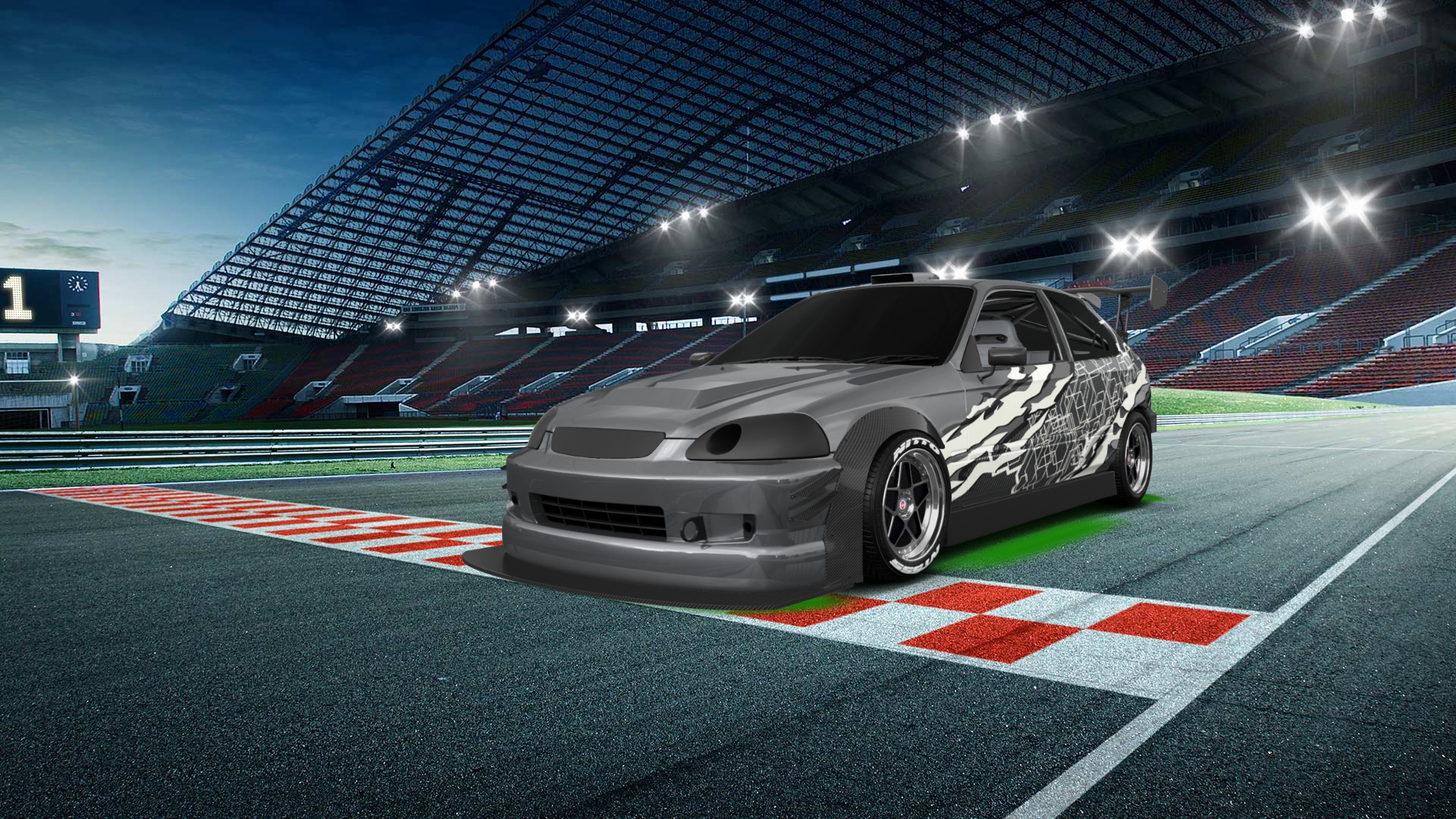 Honda Civic 3 Door Hatchback 1997 tuning