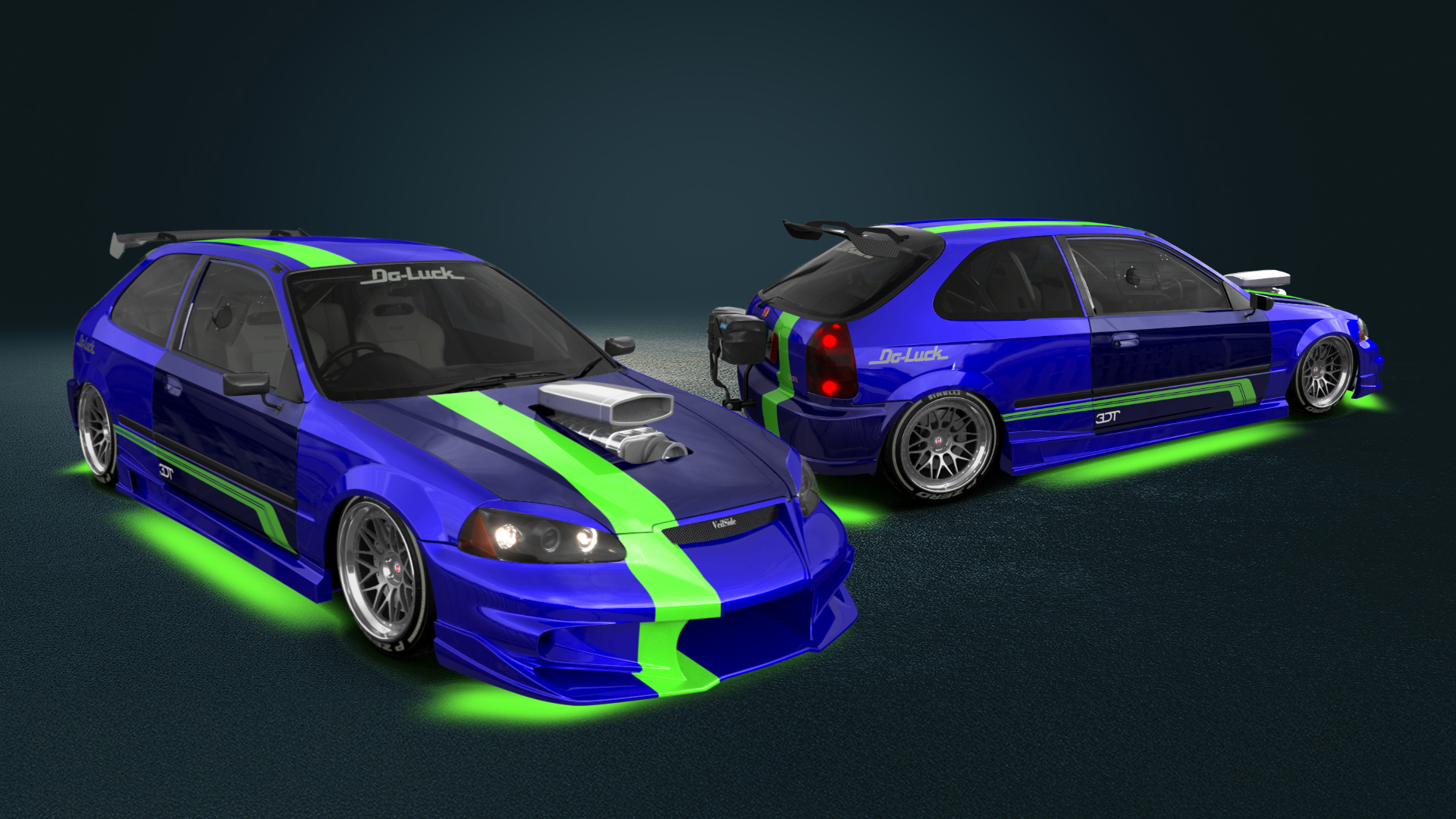 Honda Civic 3 Door Hatchback 1997 tuning