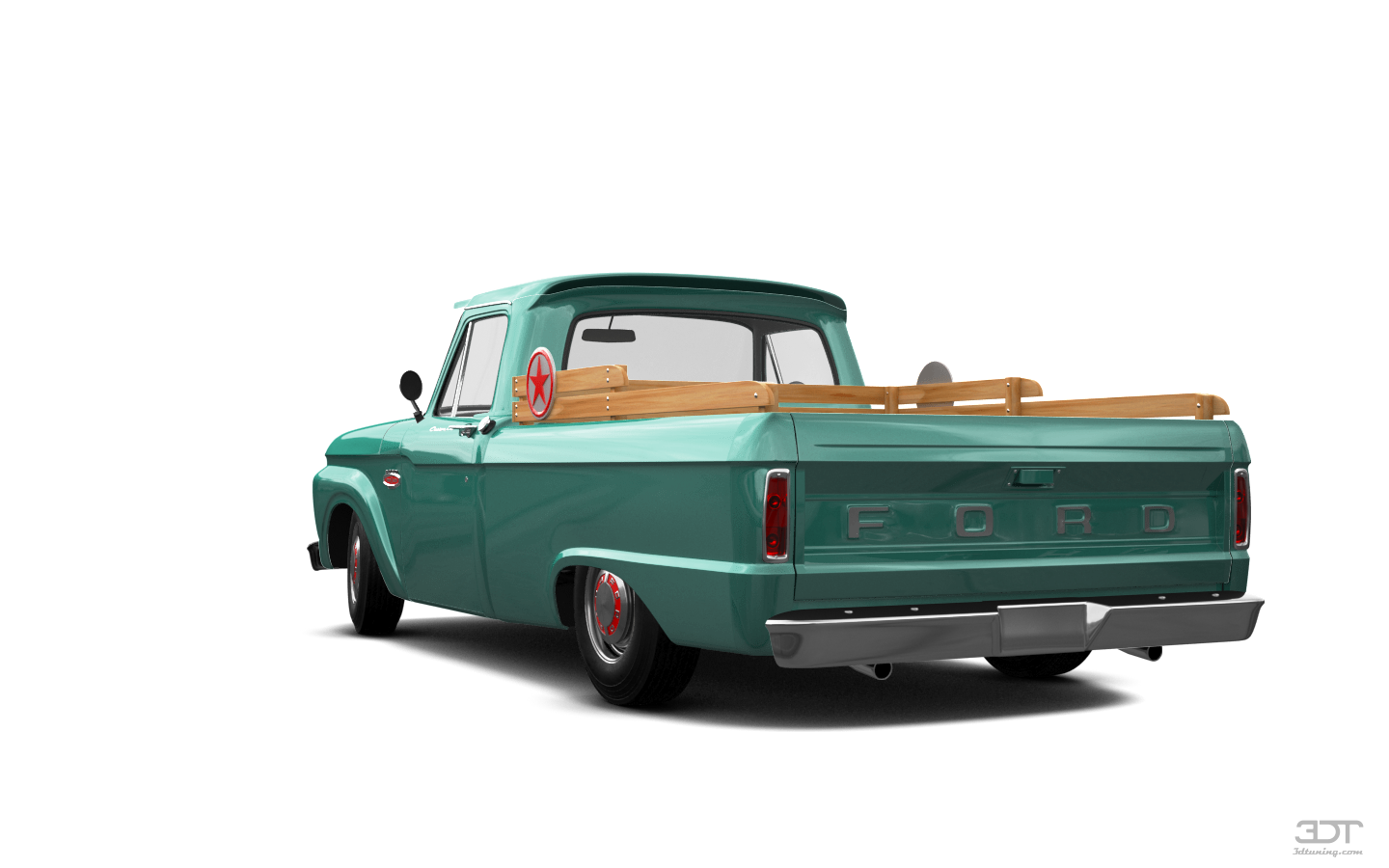 Tuning Ford F-100 Custom Cab 2 Door pickup truck 1966