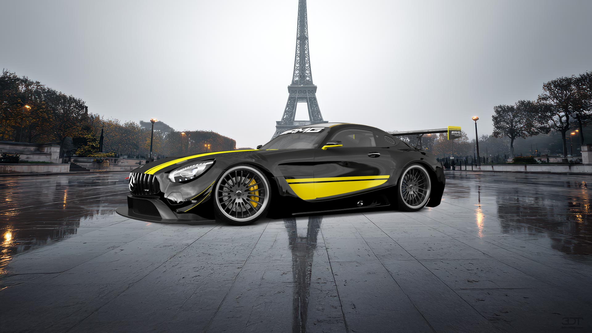 Mercedes AMG GT 2 door fastback coupe 2015 tuning