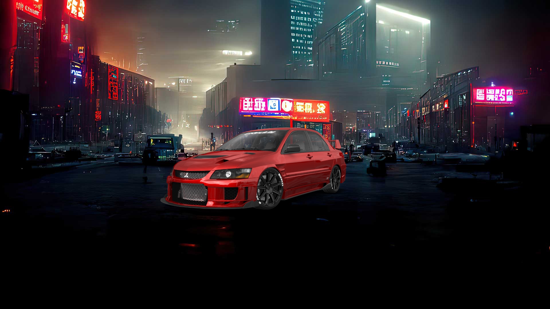 Mitsubishi Lancer Evo IX 4 Door Saloon 2005 tuning