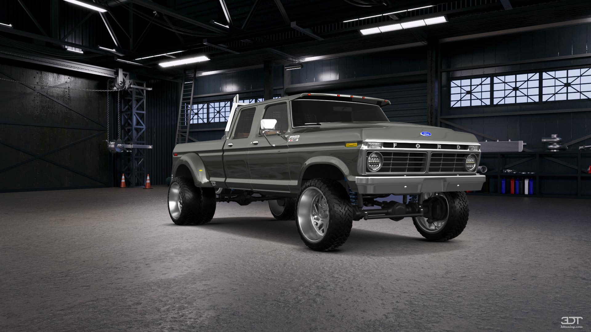 Ford F-350 Dually 4 Door pickup truck 1973