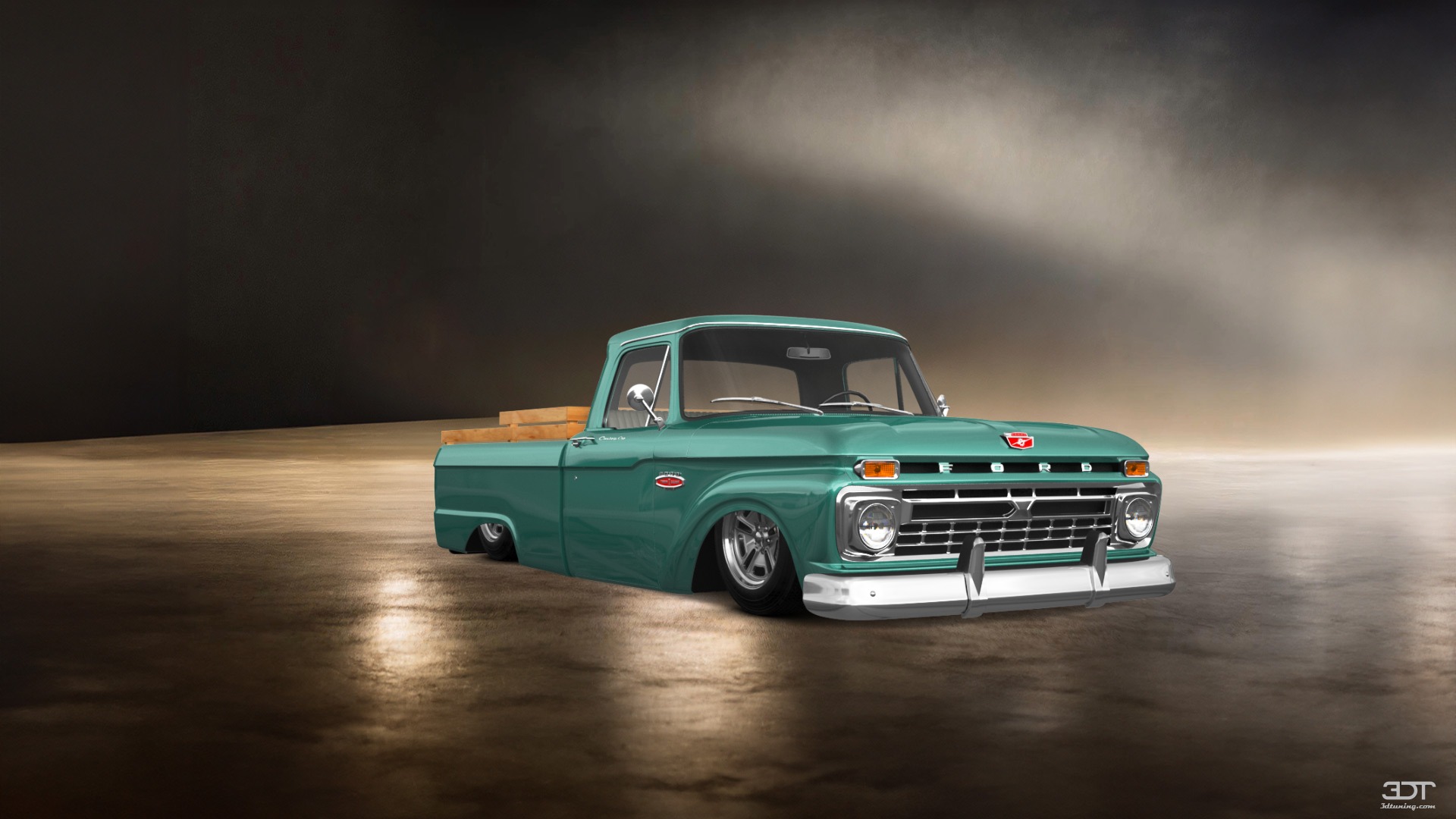 Ford F-100 Custom Cab 2 Door pickup truck 1966