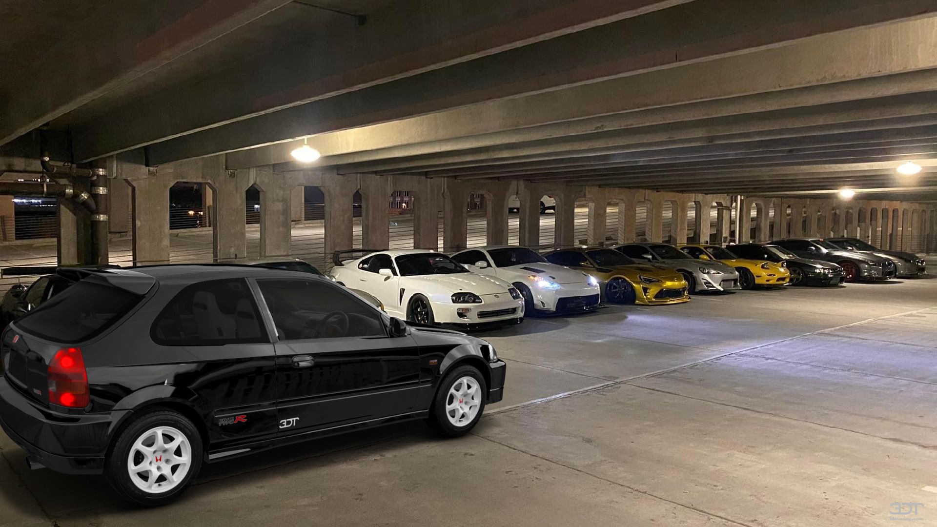 Honda Civic 3 Door Hatchback 1997 tuning