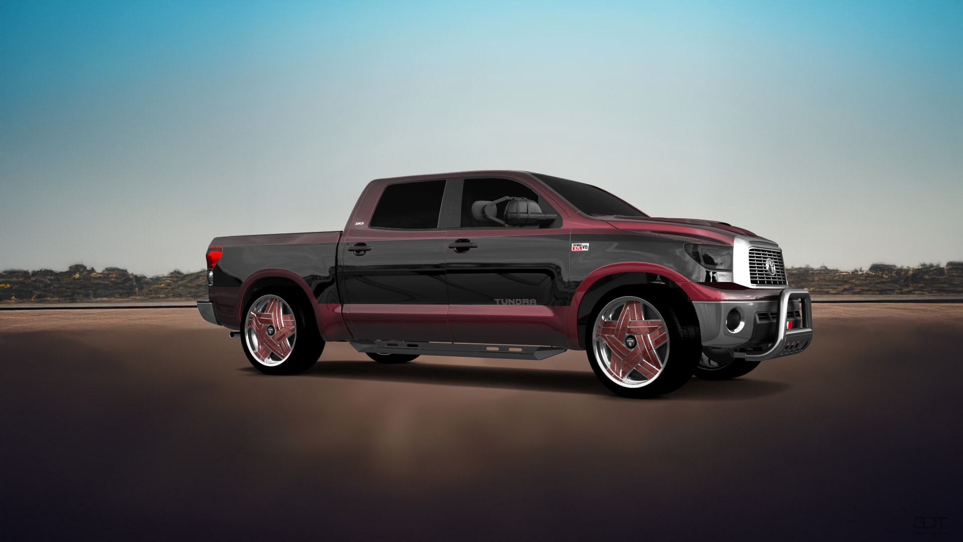 Toyota Tundra 5.5 ft box 4 Door pickup truck 2007 tuning