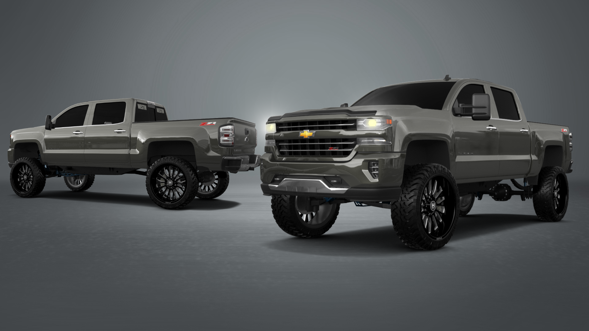 Chevrolet Silverado 1500 4 Door pickup truck 2016 tuning