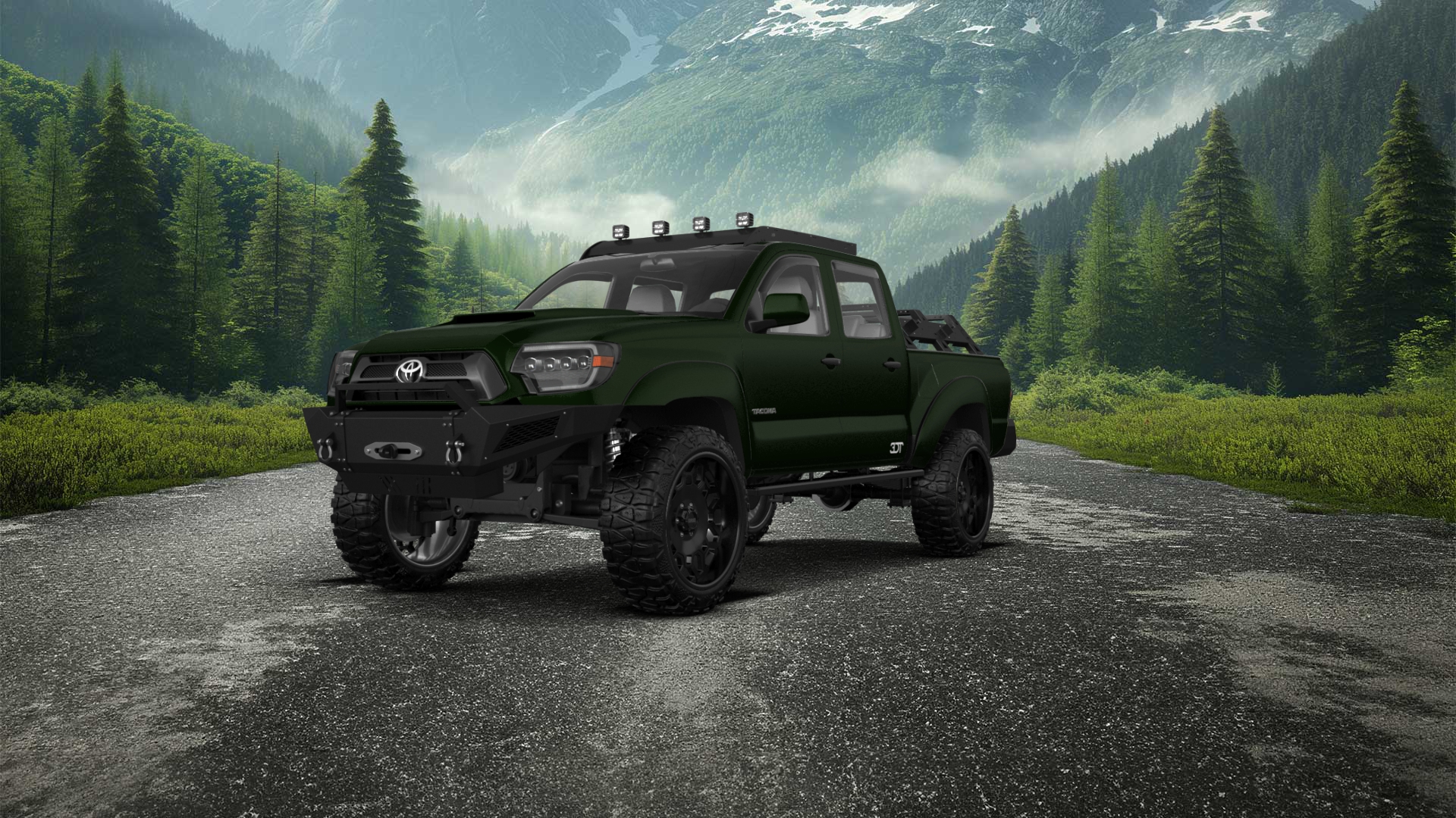Toyota Tacoma Crew Cab 5.1 ft box 4 Door pickup truck 2012