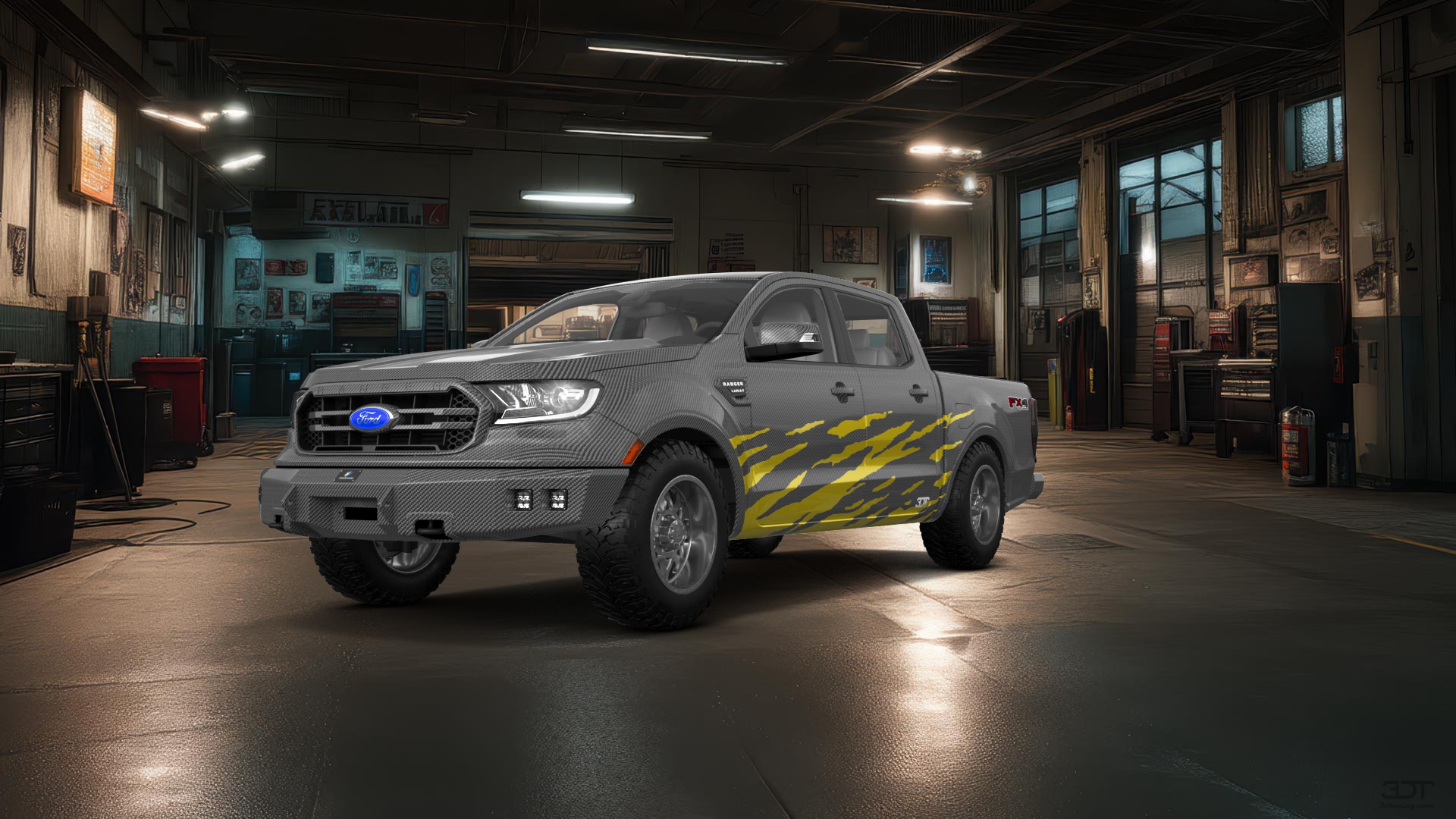 Ford Ranger 4 Door pickup truck 2019 tuning