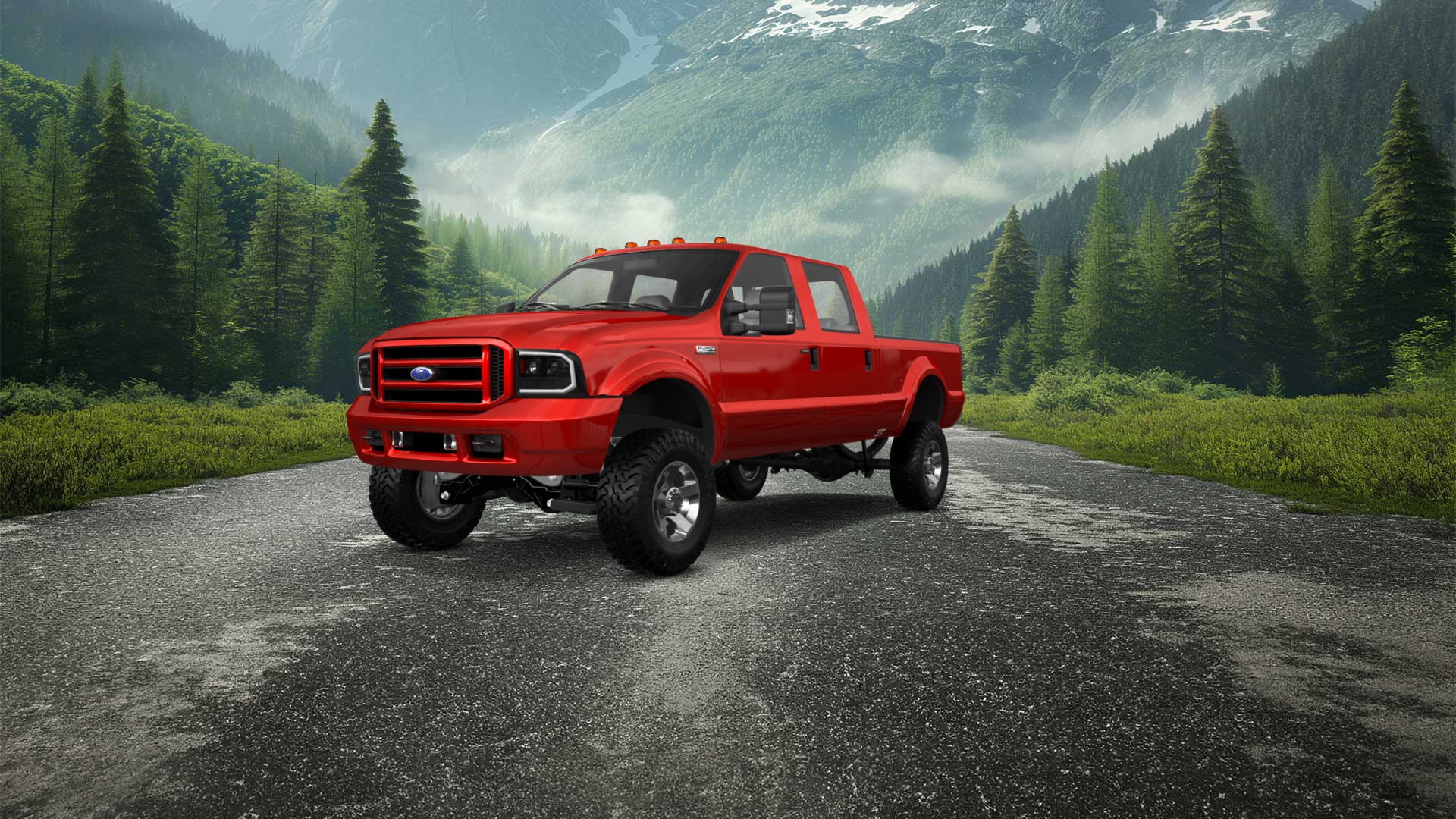 Ford F-250 Crew Cab 4 Door pickup truck 1999