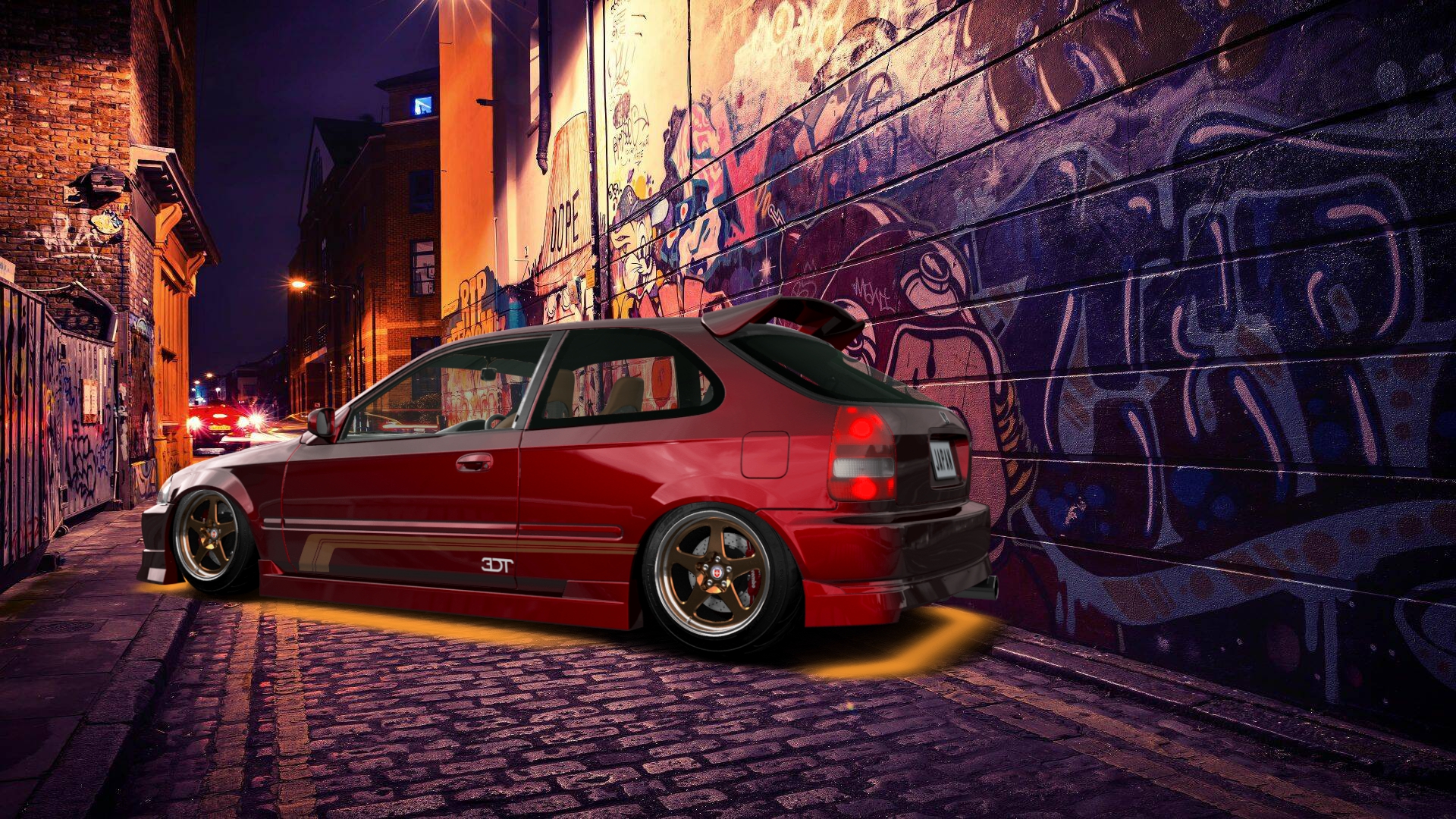Honda Civic 3 Door Hatchback 1997 Images