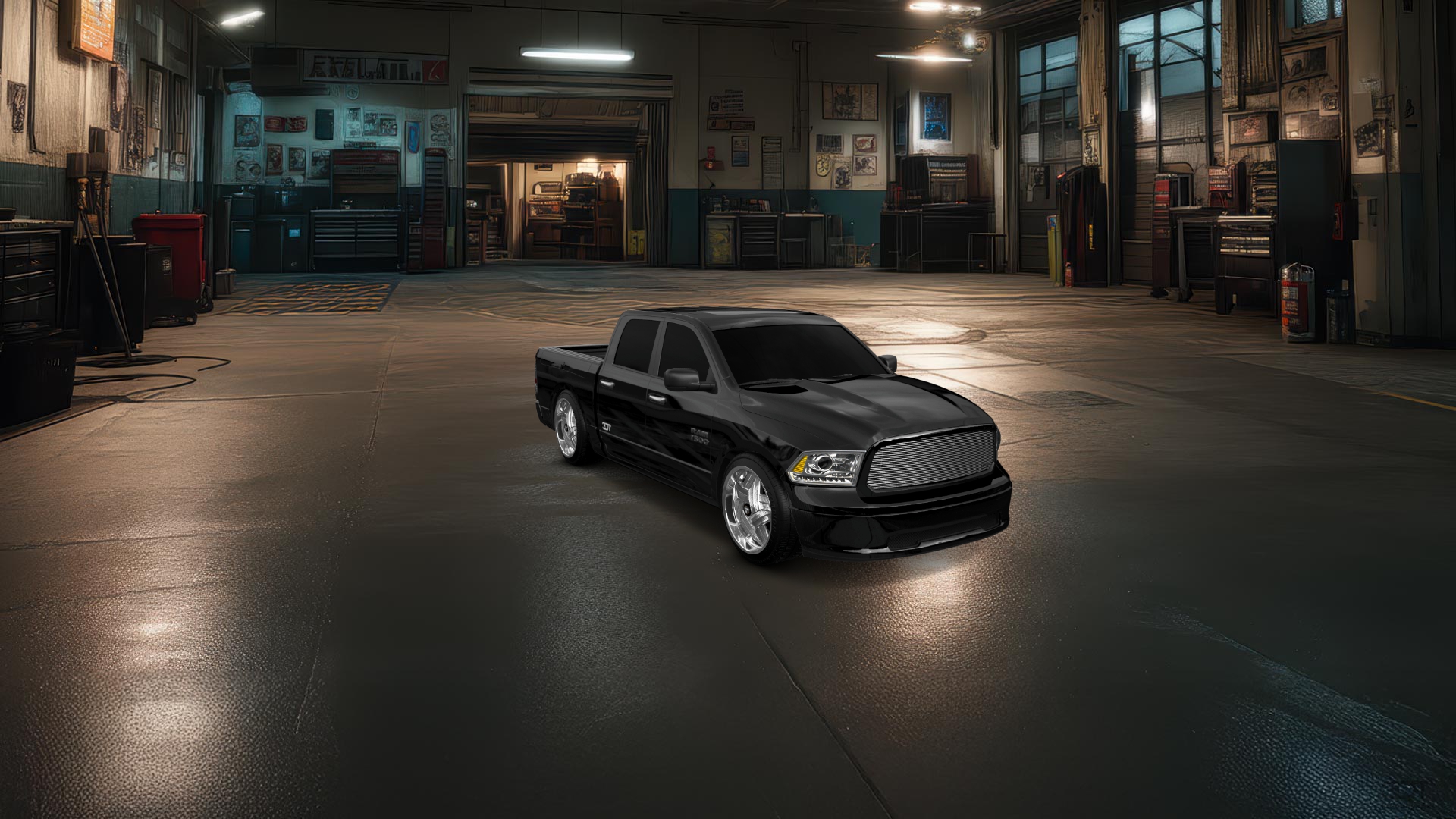 Dodge Ram 1500 5.7' box 4 Door pickup truck 2010