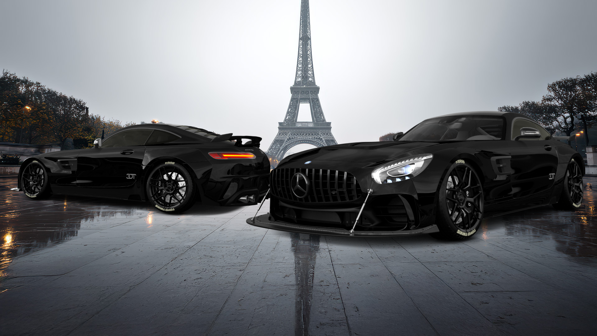 Mercedes AMG GT 2 door fastback coupe 2015 tuning