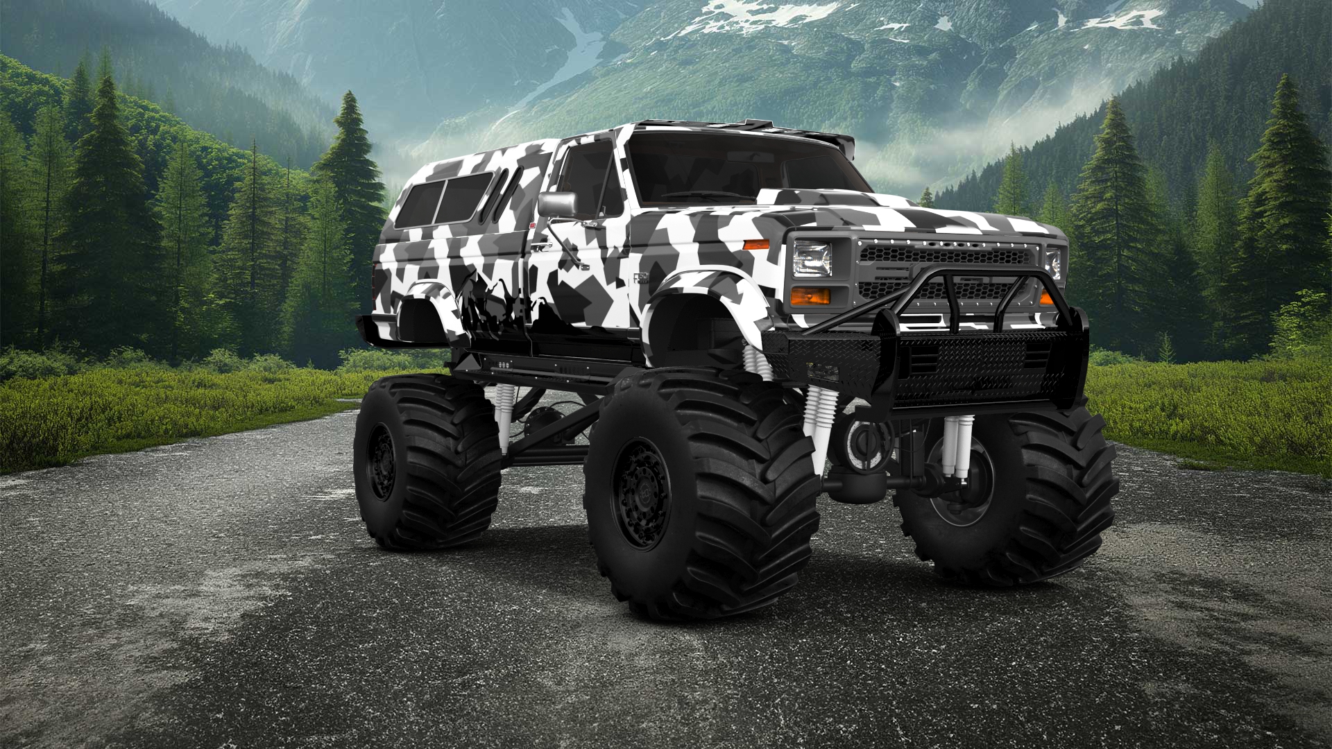 Ford F-150 2 Door pickup truck 1986 tuning