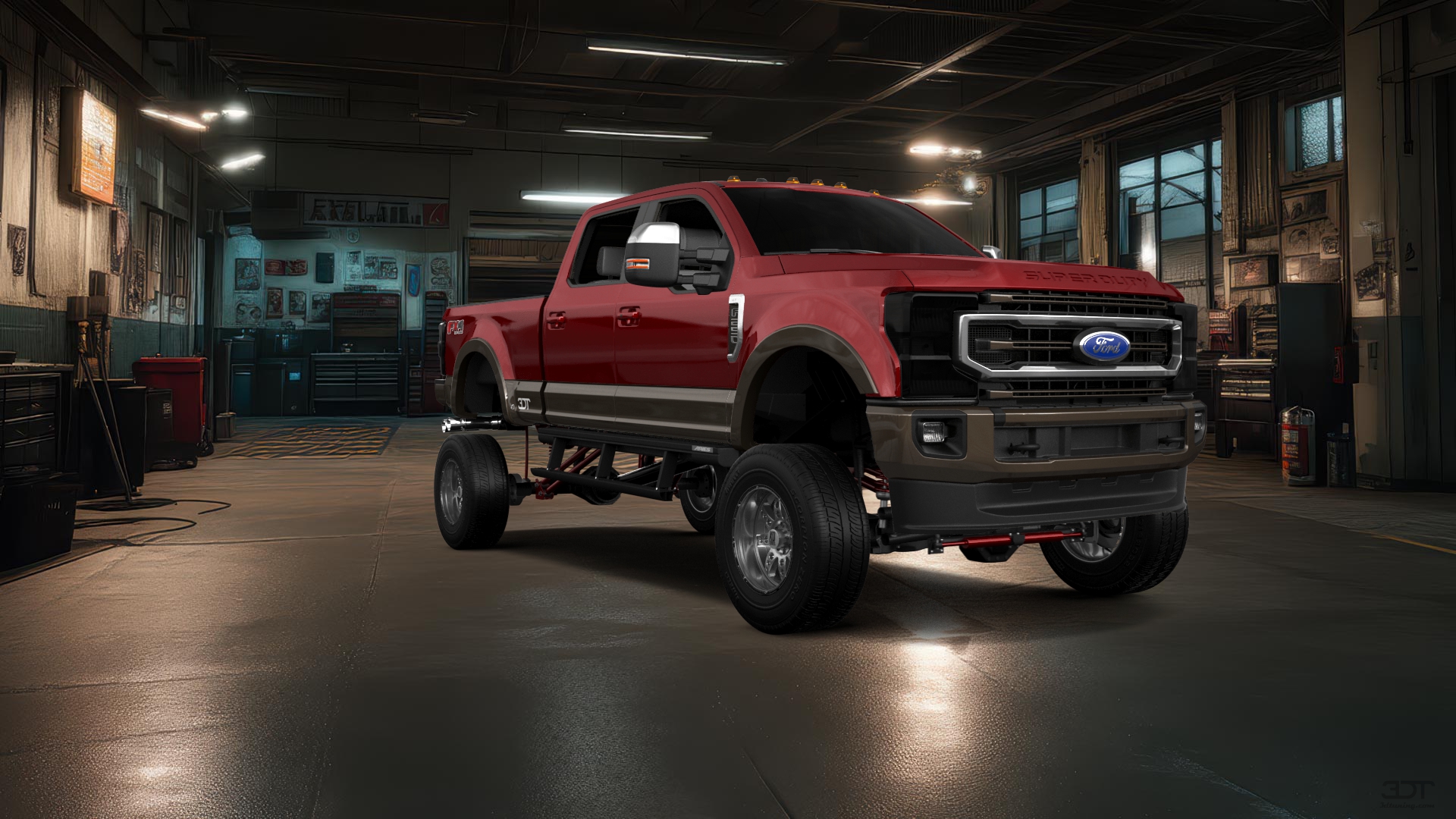 Ford F-250 4 Door pickup truck 2021 tuning