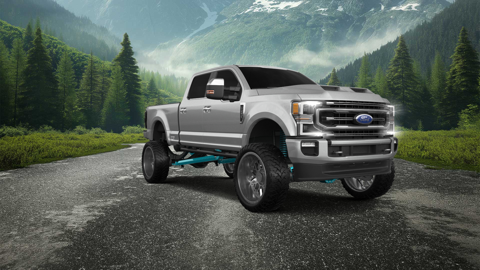 Ford F-250 4 Door pickup truck 2021 Images