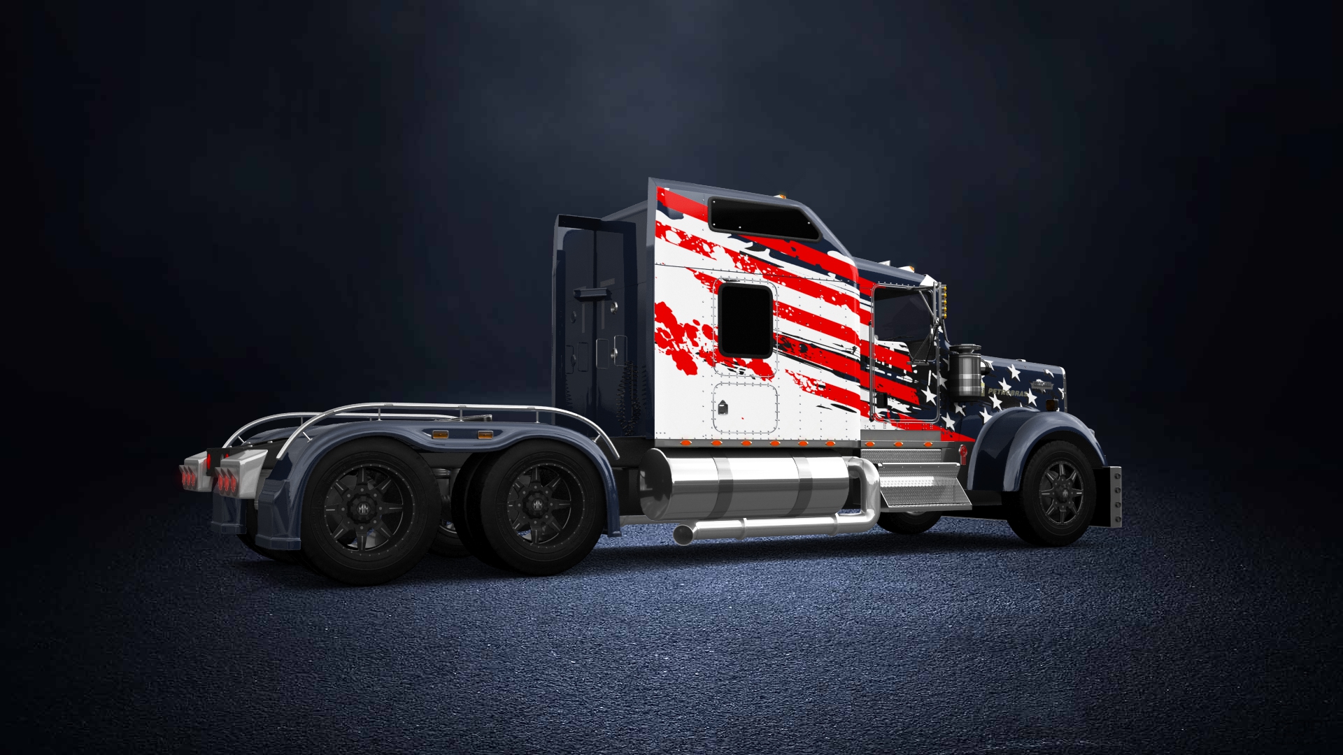 Kenworth W900 Sleeper Cab Truck 2015