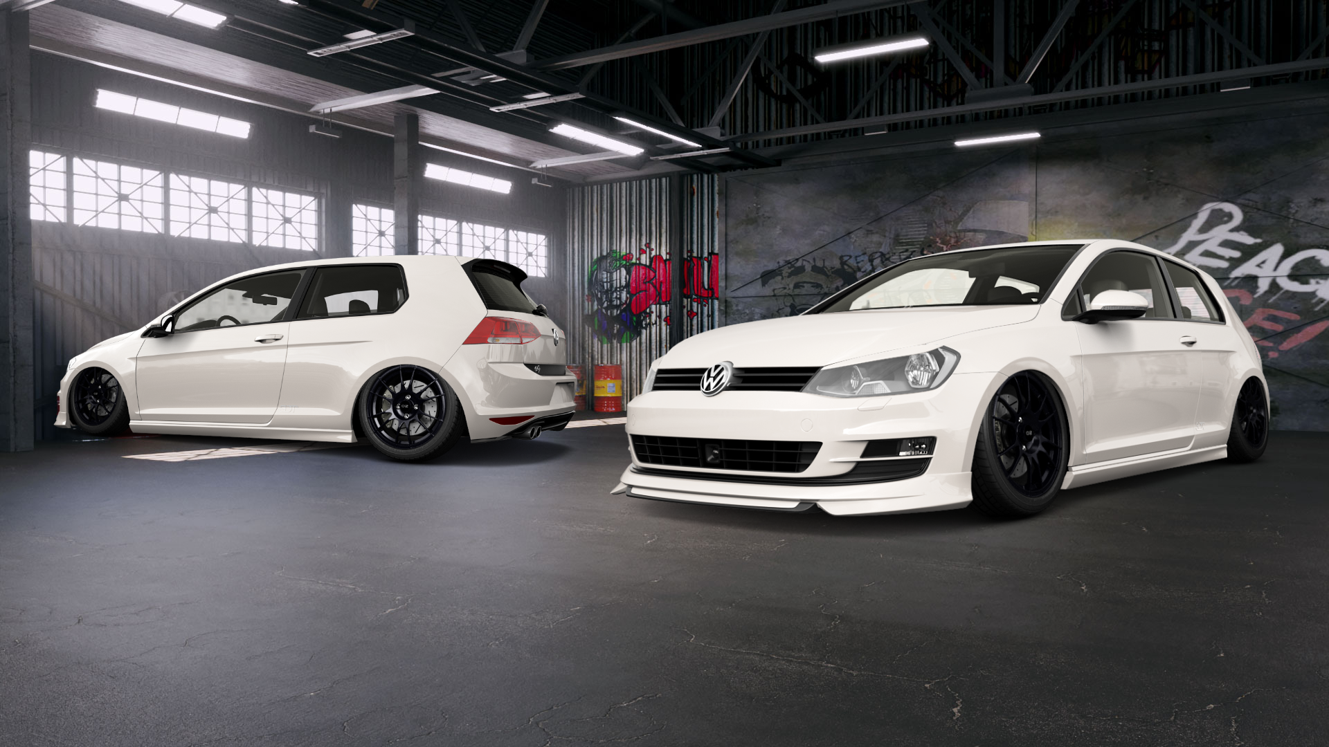 Volkswagen Golf 7 3 Door Hatchback 2013 tuning