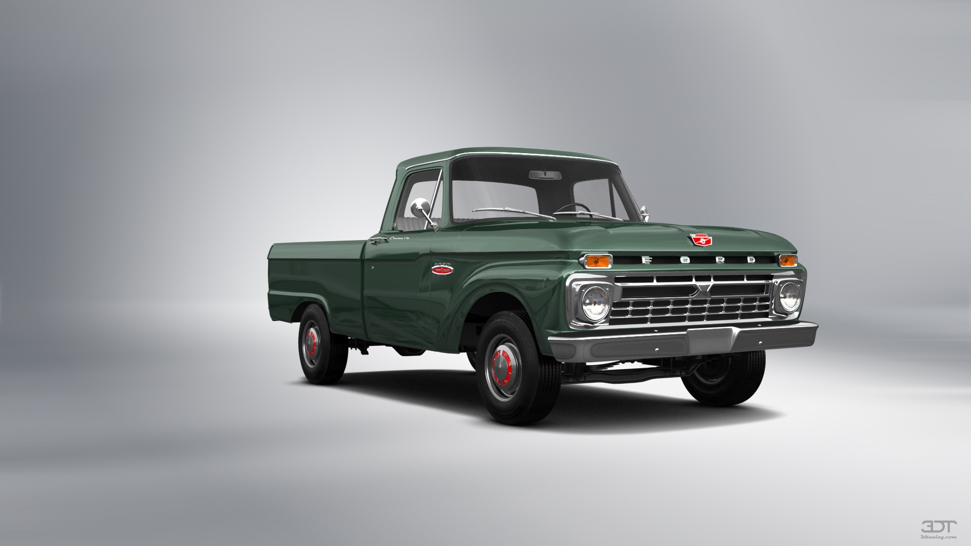 Ford F-100 Custom Cab 2 Door pickup truck 1966 tuning