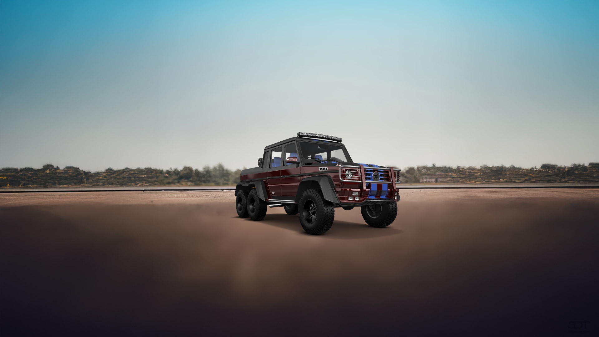 Mercedes G 63 AMG 6x6 4 Door pickup truck 2013 tuning