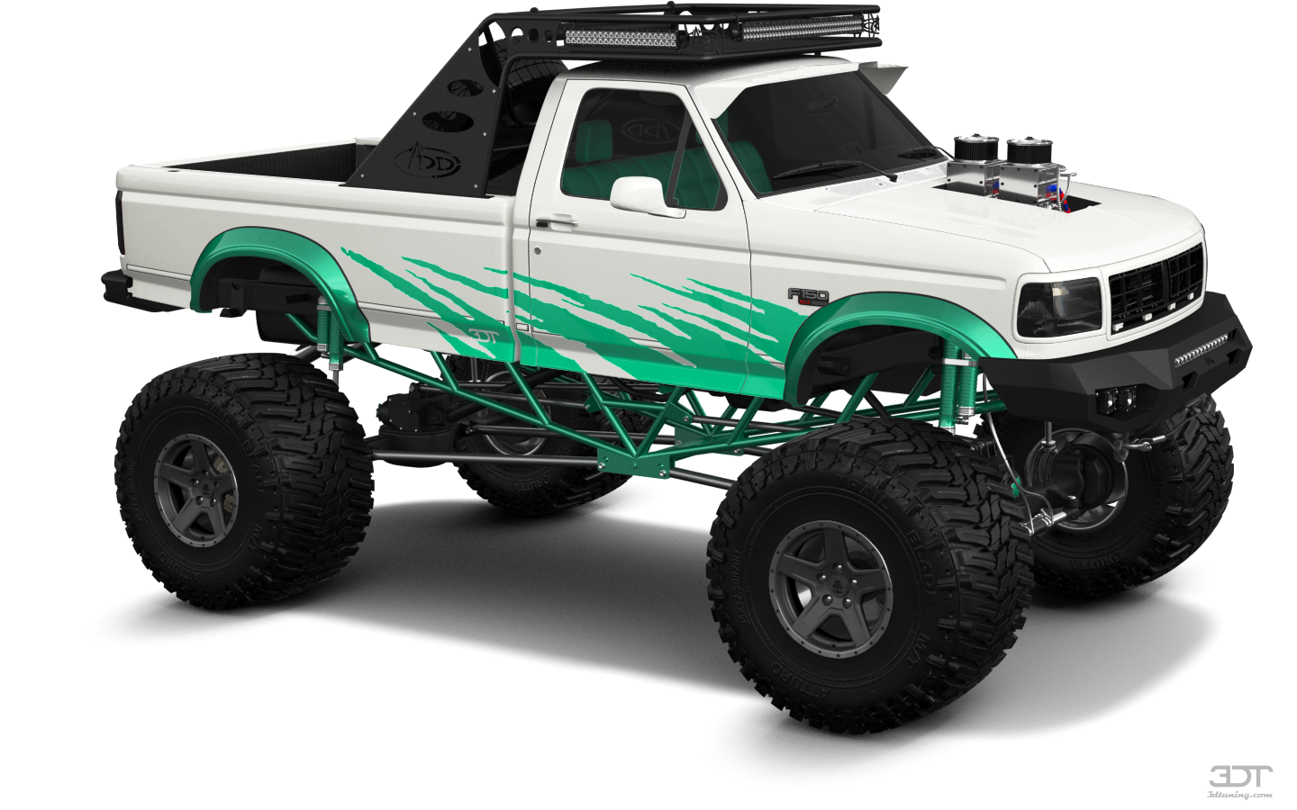 Tuning Ford F-150 Regular Cab 2 Door pickup truck 1992