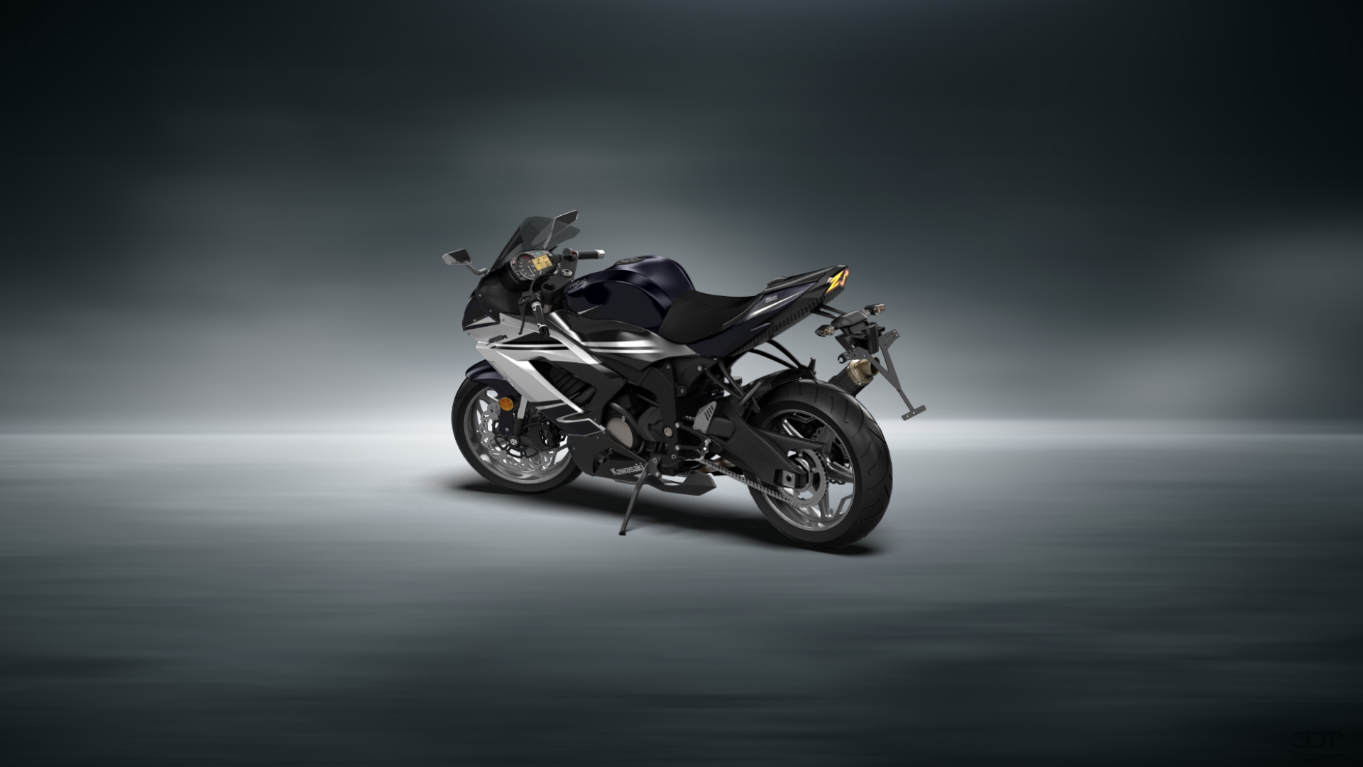 Kawasaki Ninja ZX 6R Sport Bike 2015 tuning