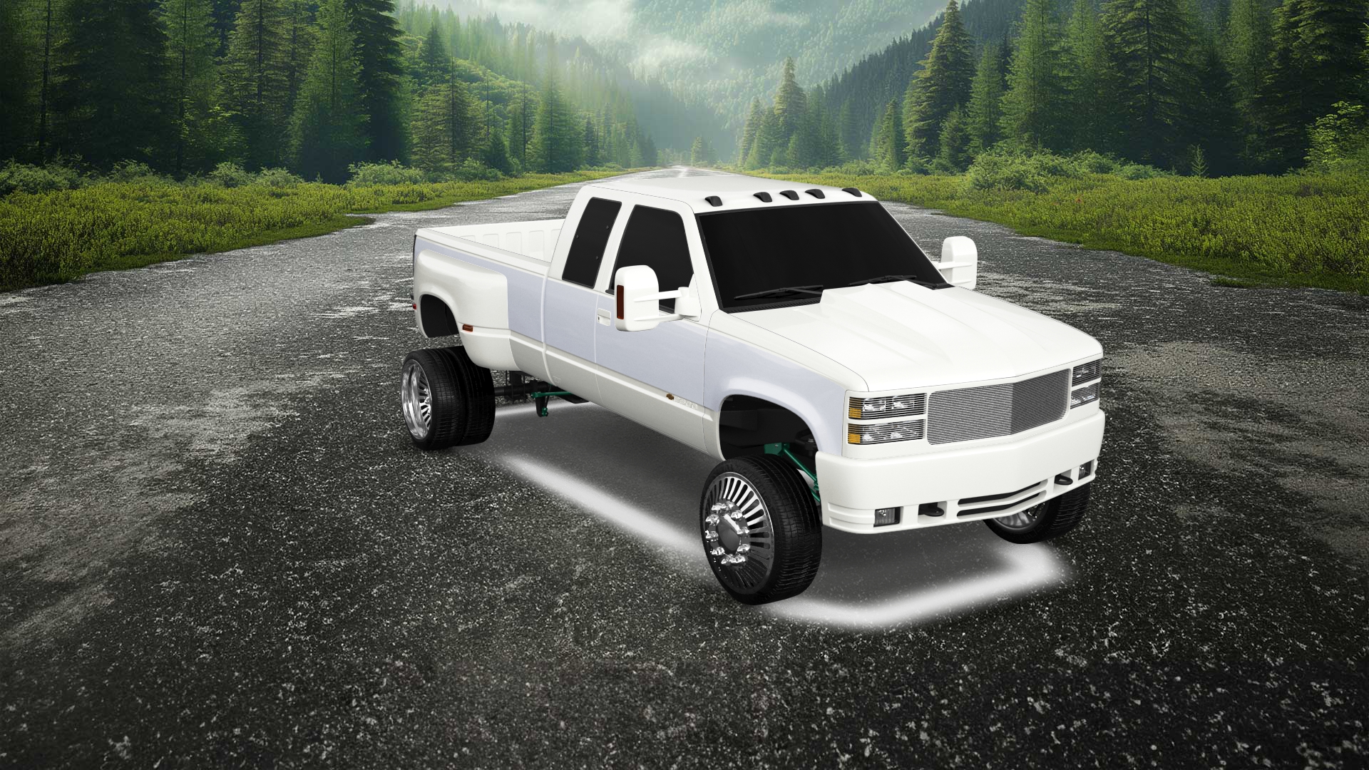 Chevrolet K3500 Extended Cab Pickup Truck 1988 tuning