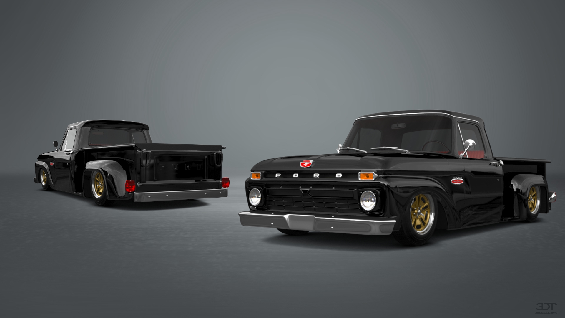 Ford F-100 Flareside 2 Door pickup truck 1961