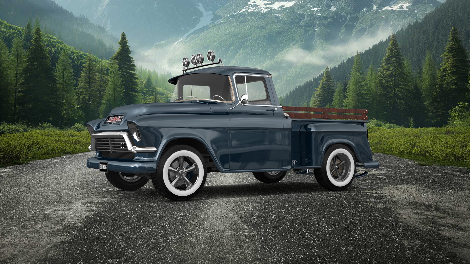 GMC 100 Stepside 2 Door pickup truck 1957