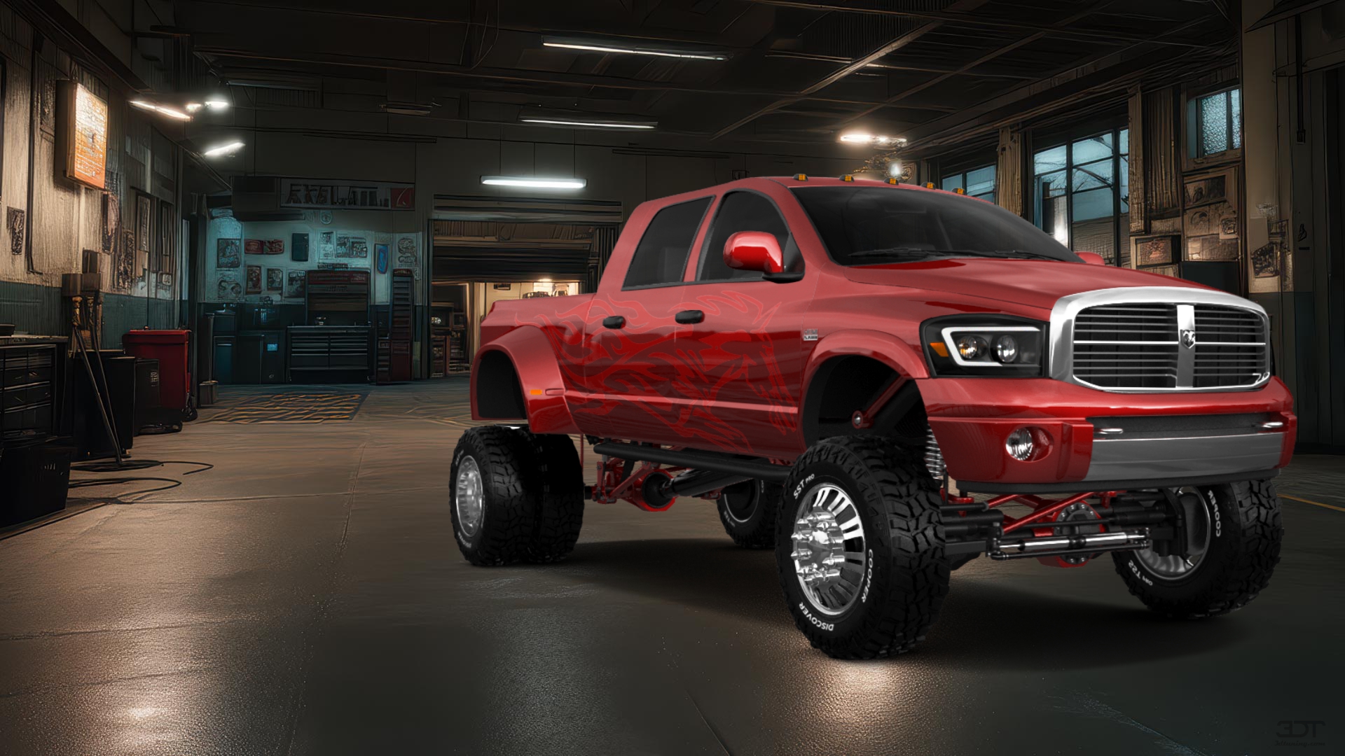 Dodge Ram 3500 Dually 4 Door pickup truck 2007 tuning