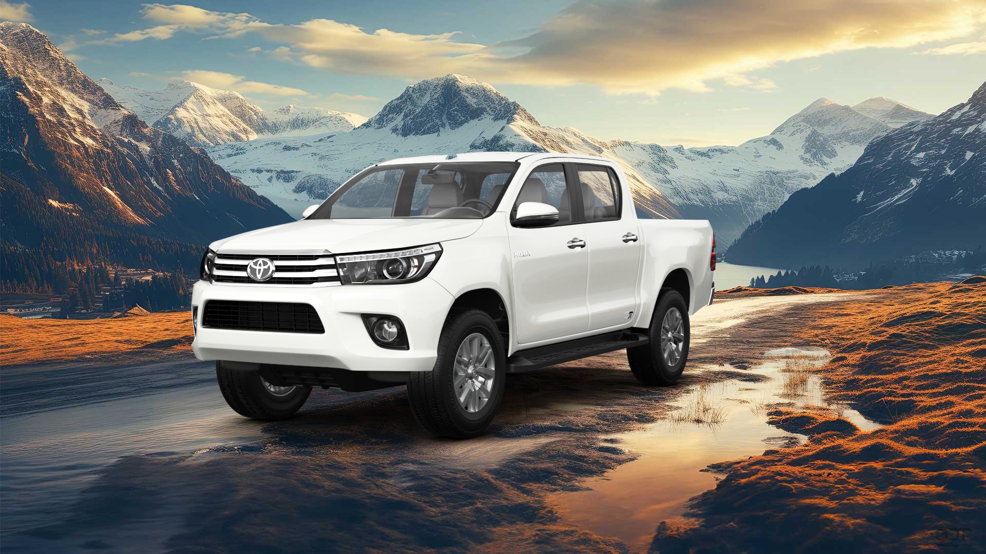 Toyota Hilux Double Cab 4 Door pickup truck 2015 tuning