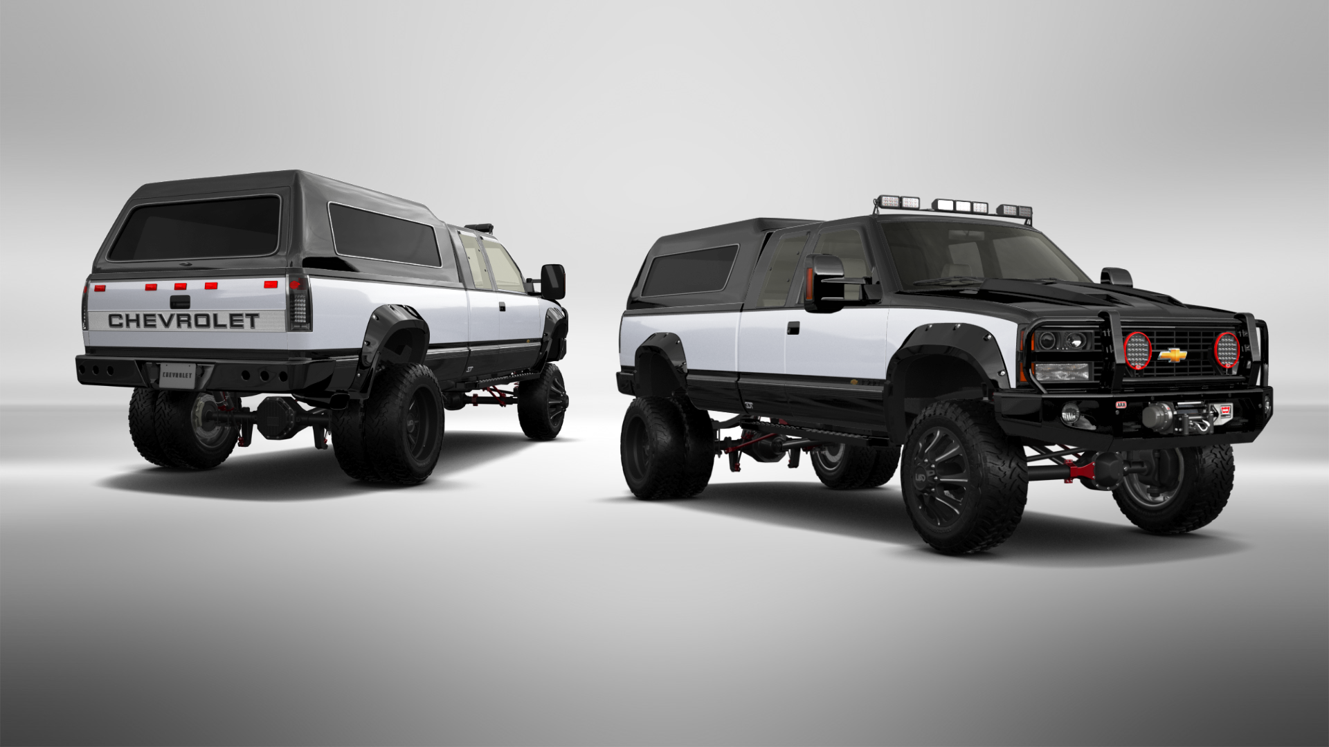 Chevrolet K3500 Extended Cab Pickup Truck 1988