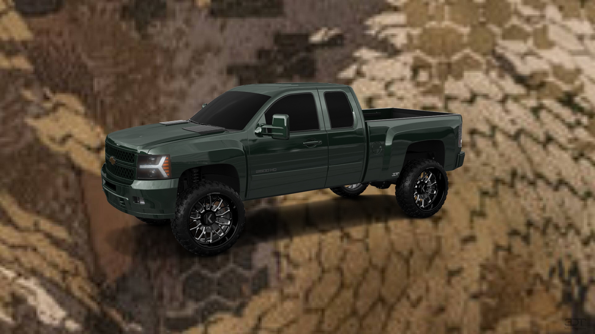 Chevrolet Silverado 2500 HD Extended Cab Pickup Truck 2007