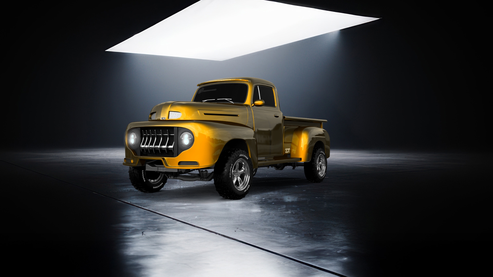 Ford F1 2 Door pickup truck 1949 tuning