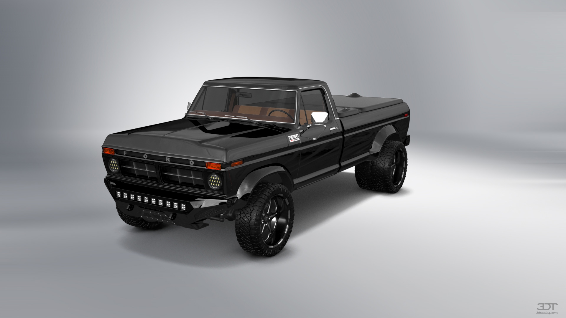 Ford F-350 Dually 2 Door pickup truck 1974 tuning