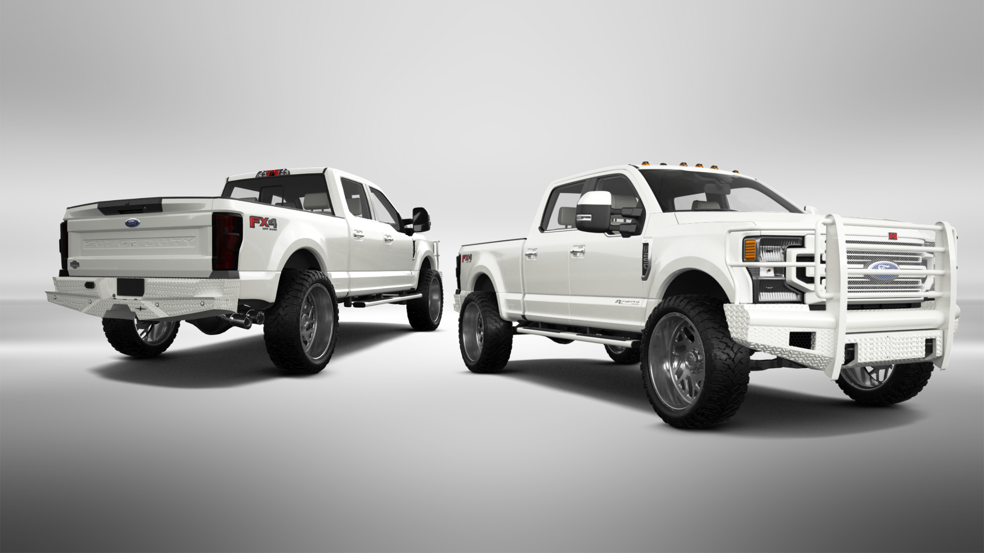 Ford F-250 4 Door pickup truck 2021 tuning