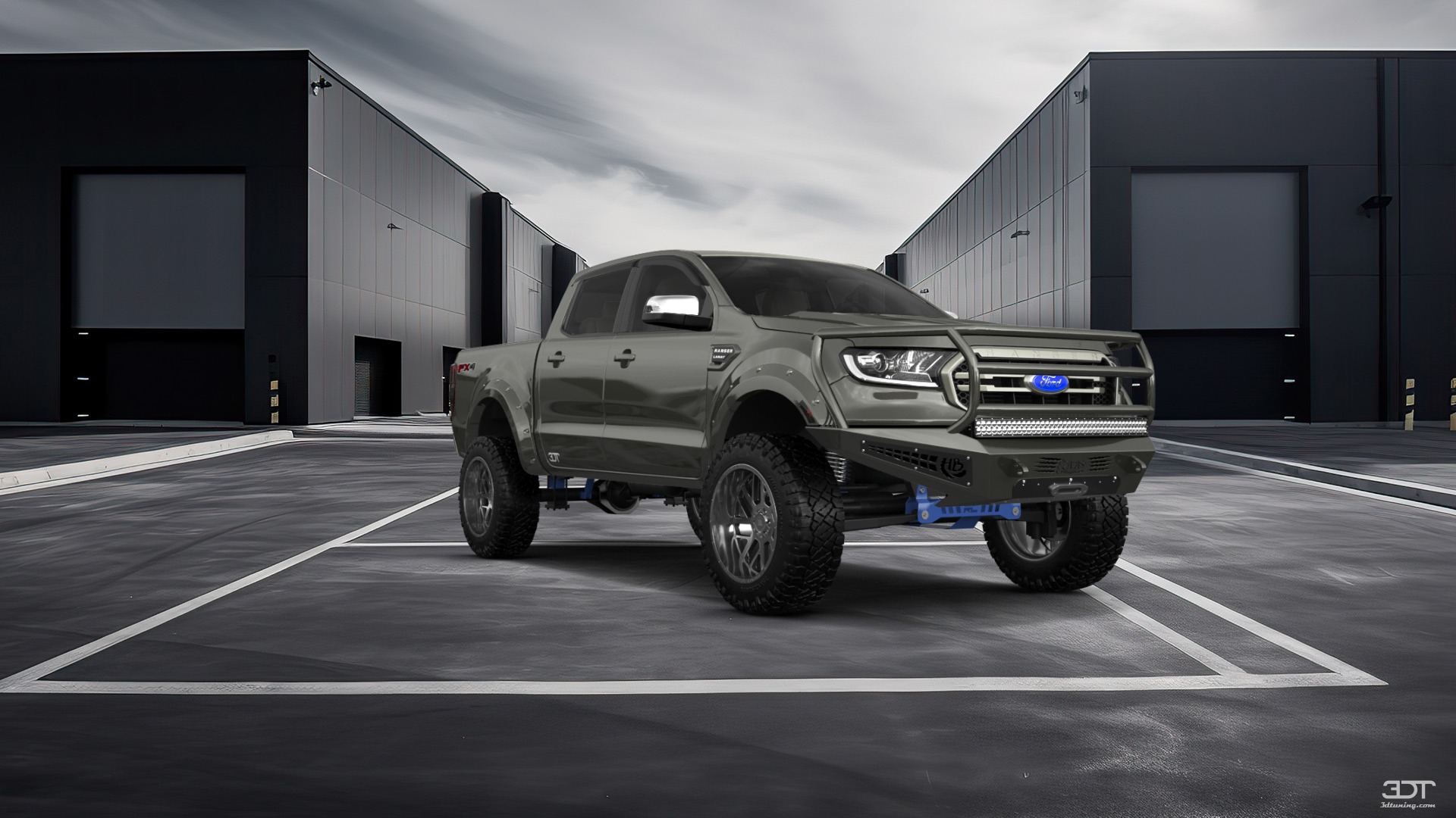 Ford Ranger 4 Door pickup truck 2019 tuning