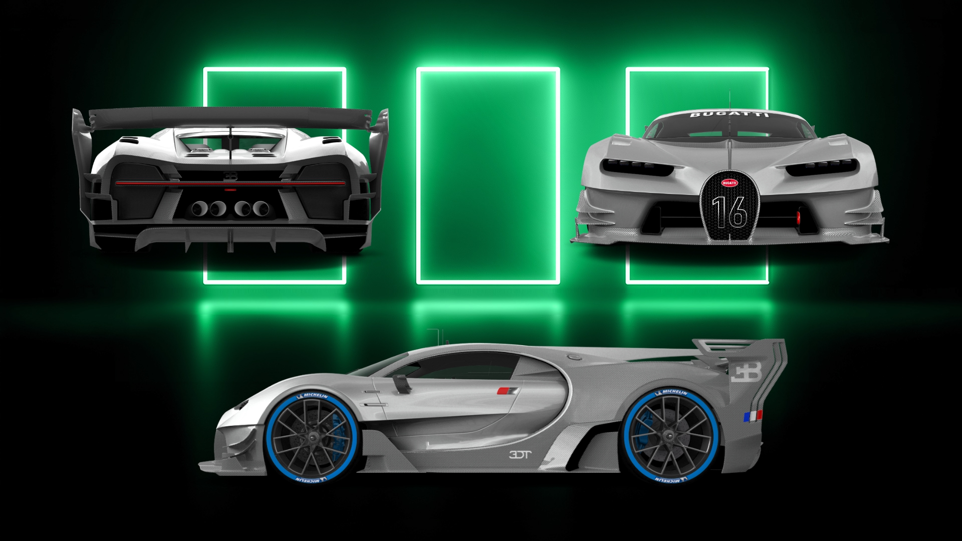 Bugatti Vision GT Supercar 2015 tuning